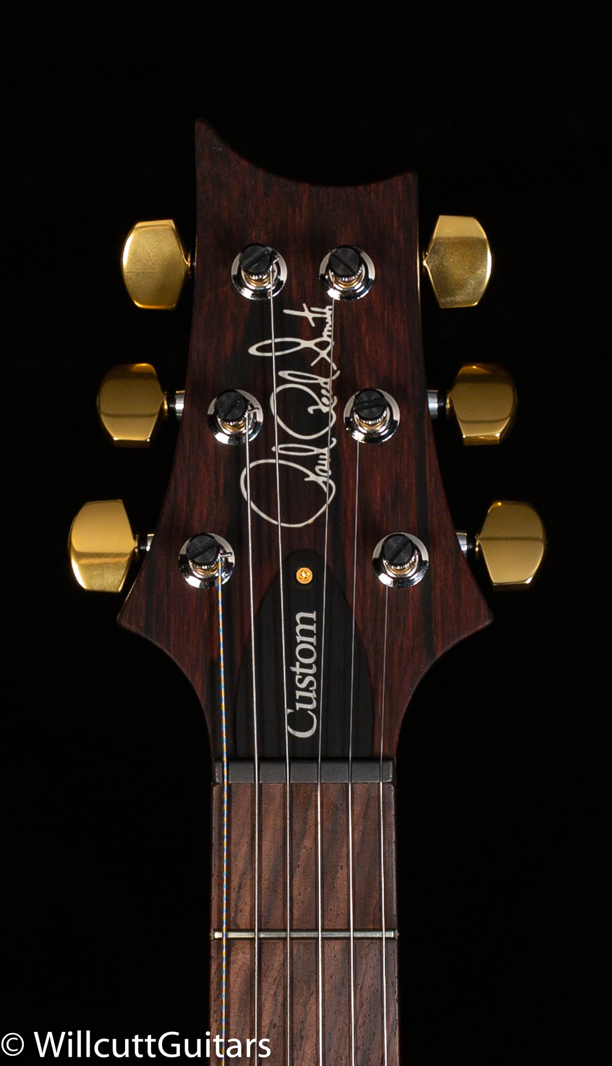 PRS Custom 24 Wood Library Edition Whale Blue Burst Roasted Maple