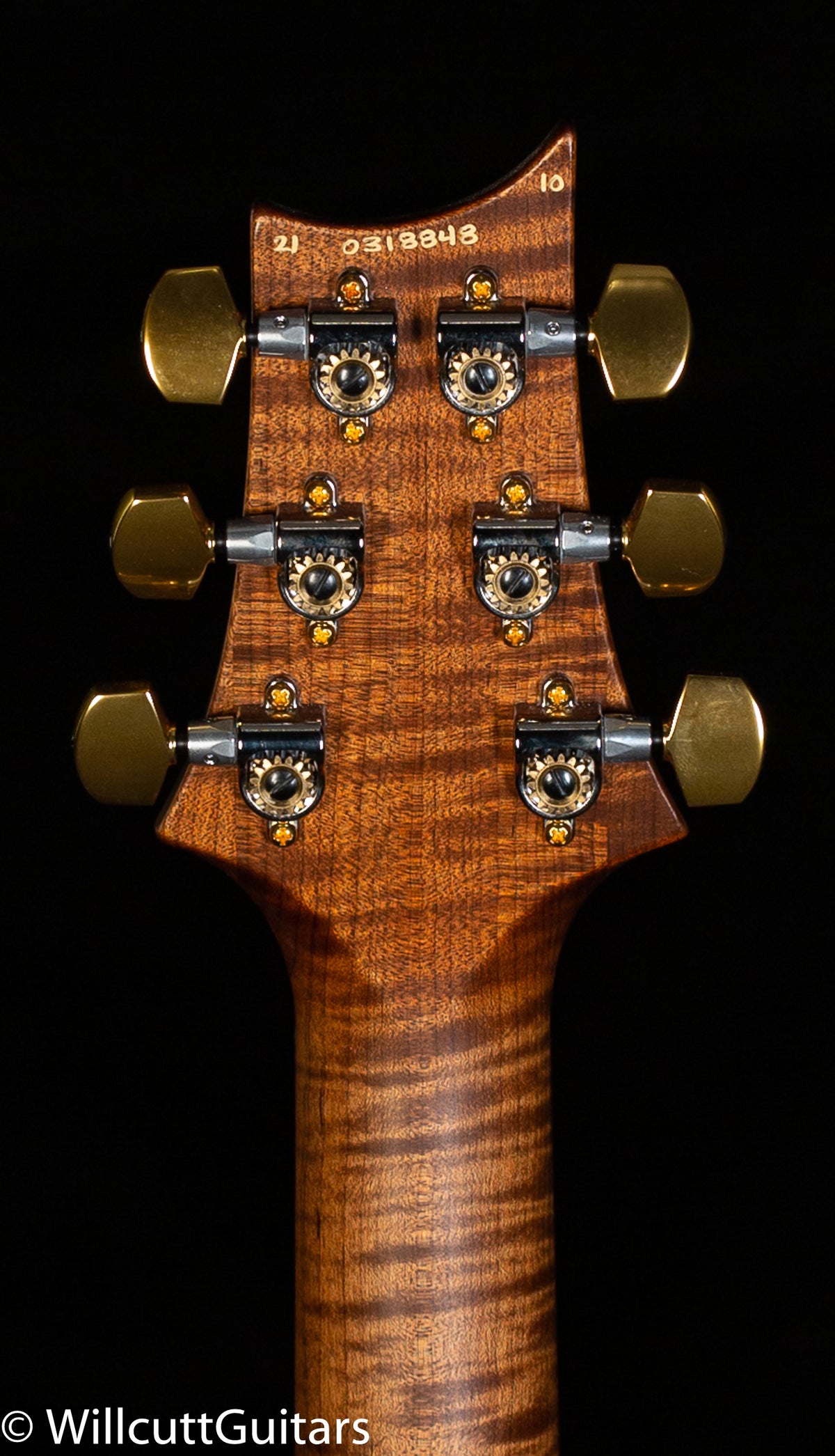 PRS Custom 24 Wood Library Edition Whale Blue Burst Roasted Maple