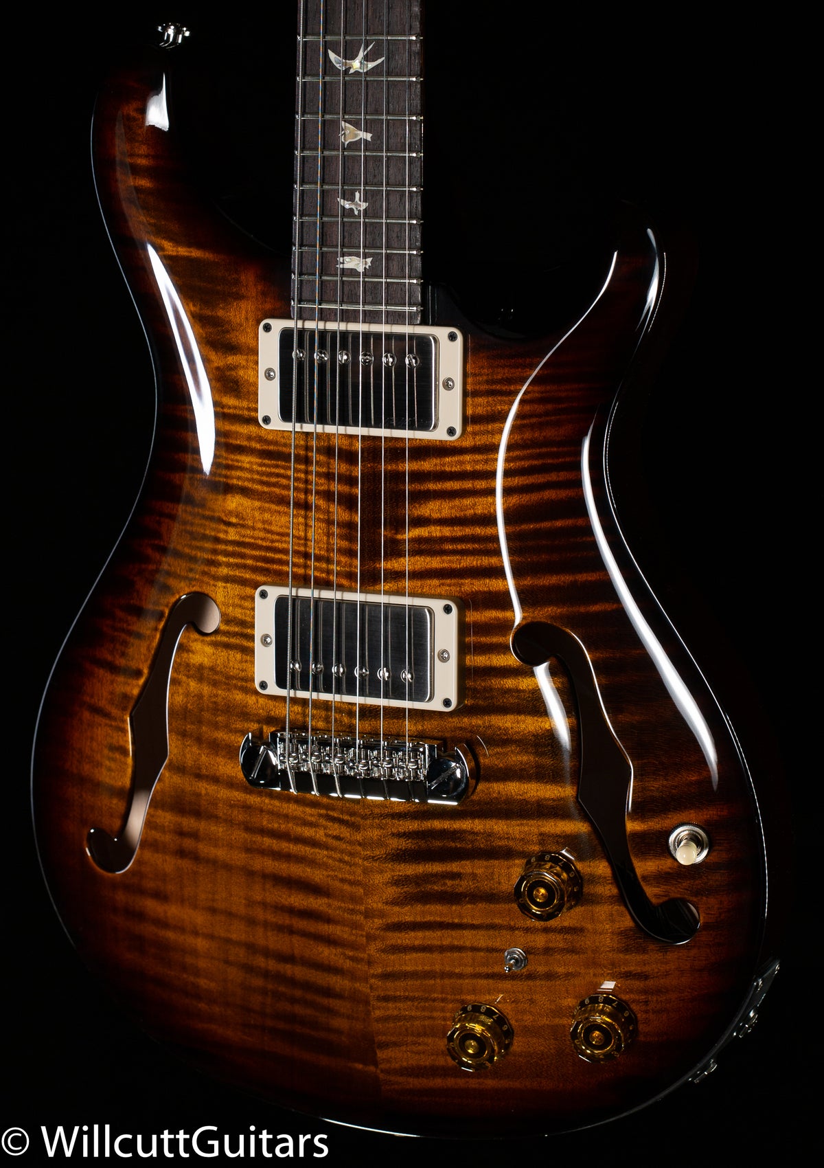 PRS Hollowbody II Piezo Black Gold Wrap
