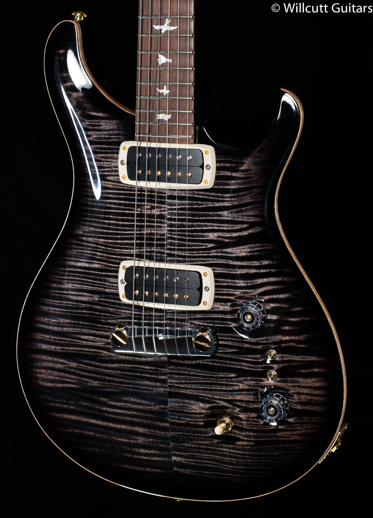 PRS Paul&#39;s Guitar Wood Library Edition Charcoal Burst Flame Maple