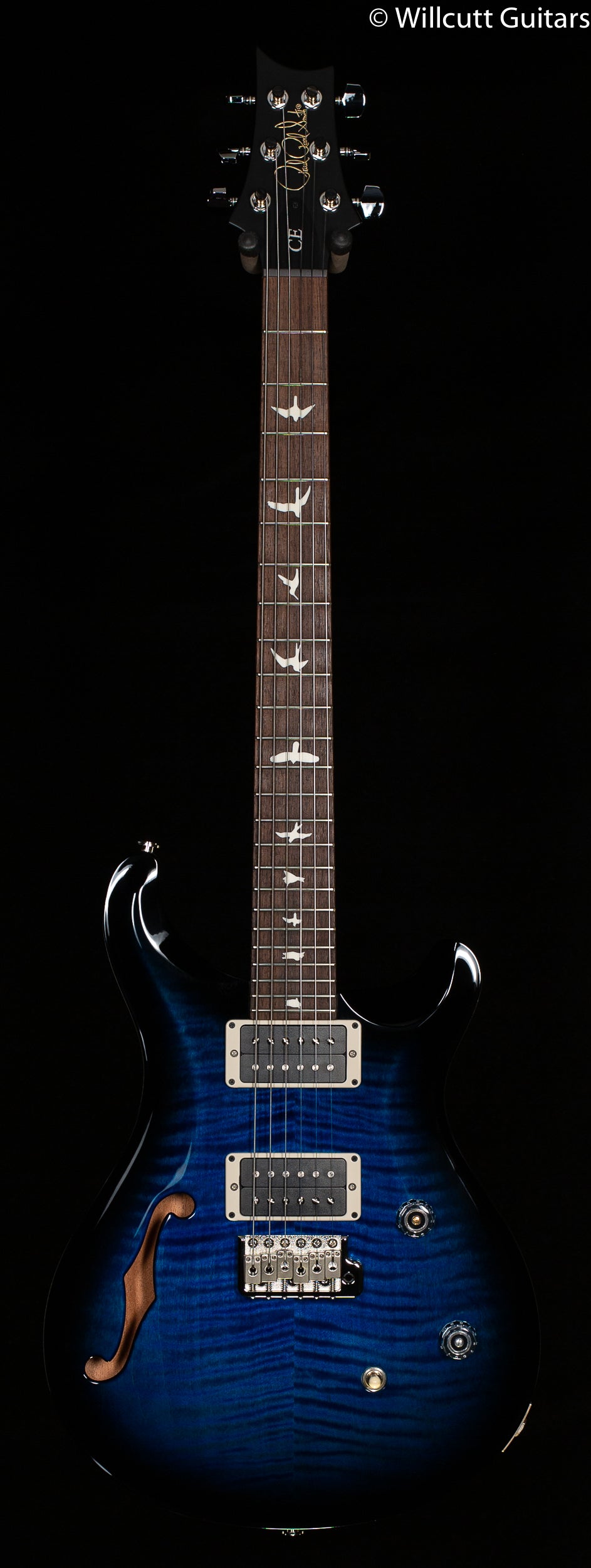 PRS CE24 Semi-Hollow Whale Blue Smokeburst