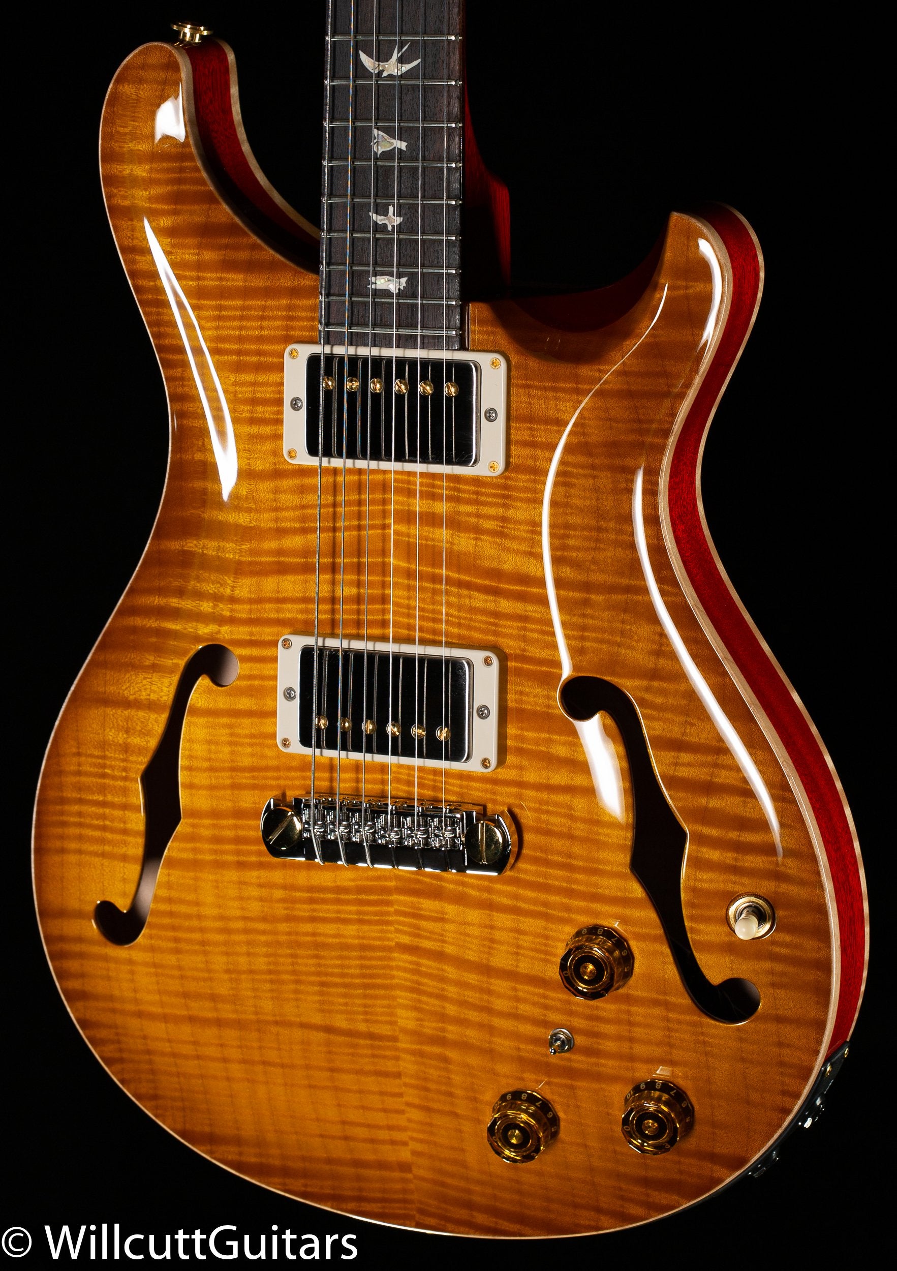 ギター PRS  Macarty hollowbody 1 piezo Platinum PRS Hollowbody II With Piezo Electric Guitar