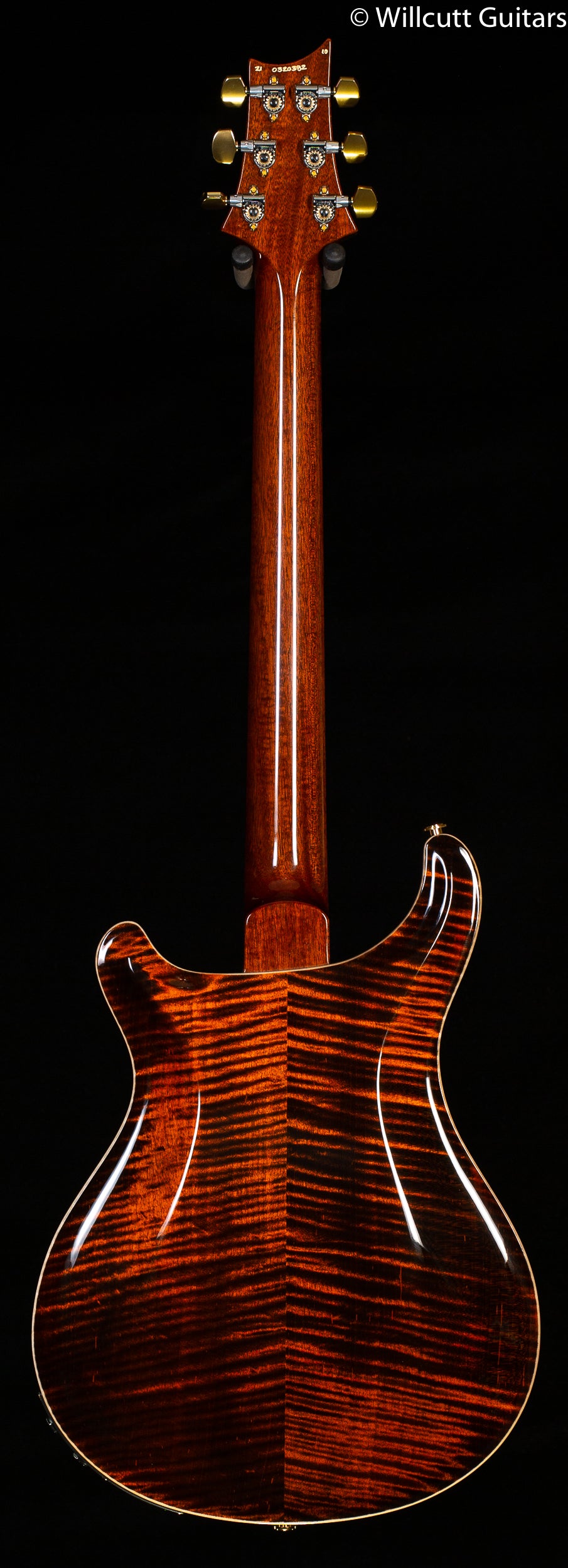 PRS Hollowbody II Piezo Orange Tiger 10 Top