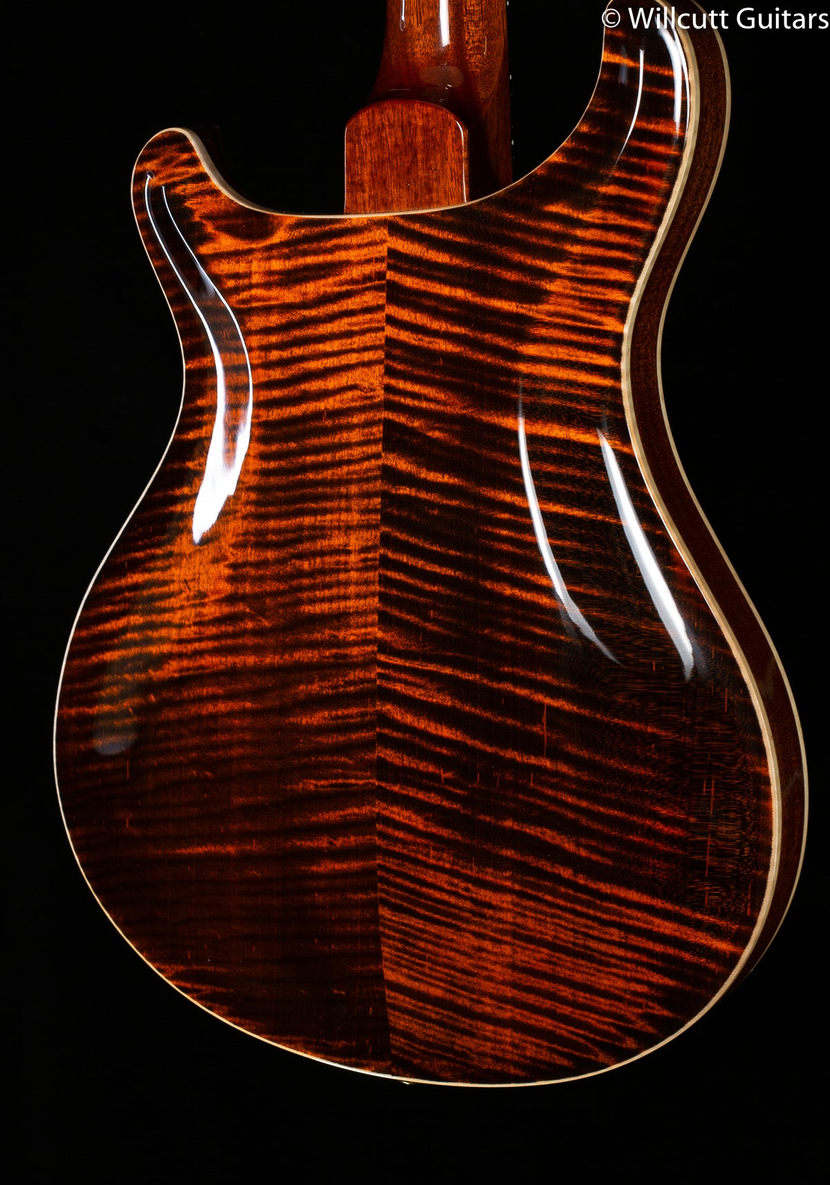 PRS Hollowbody II Piezo Orange Tiger 10 Top