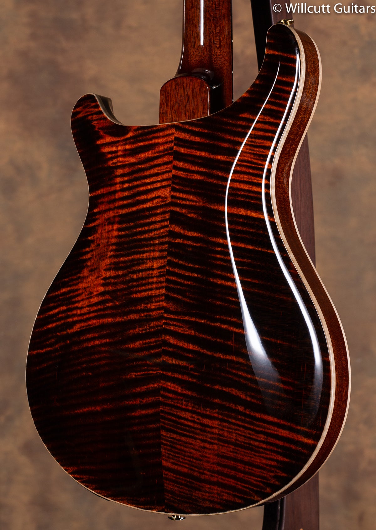 PRS Hollowbody II Piezo Orange Tiger 10 Top USED