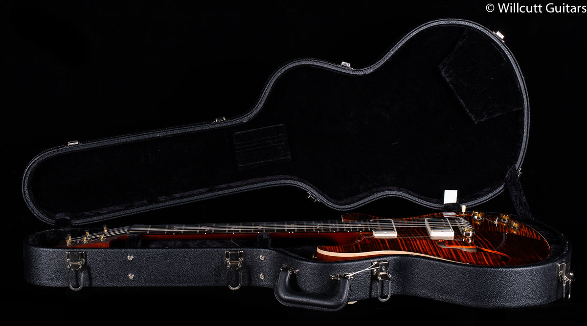 PRS Hollowbody II Piezo Orange Tiger 10 Top USED