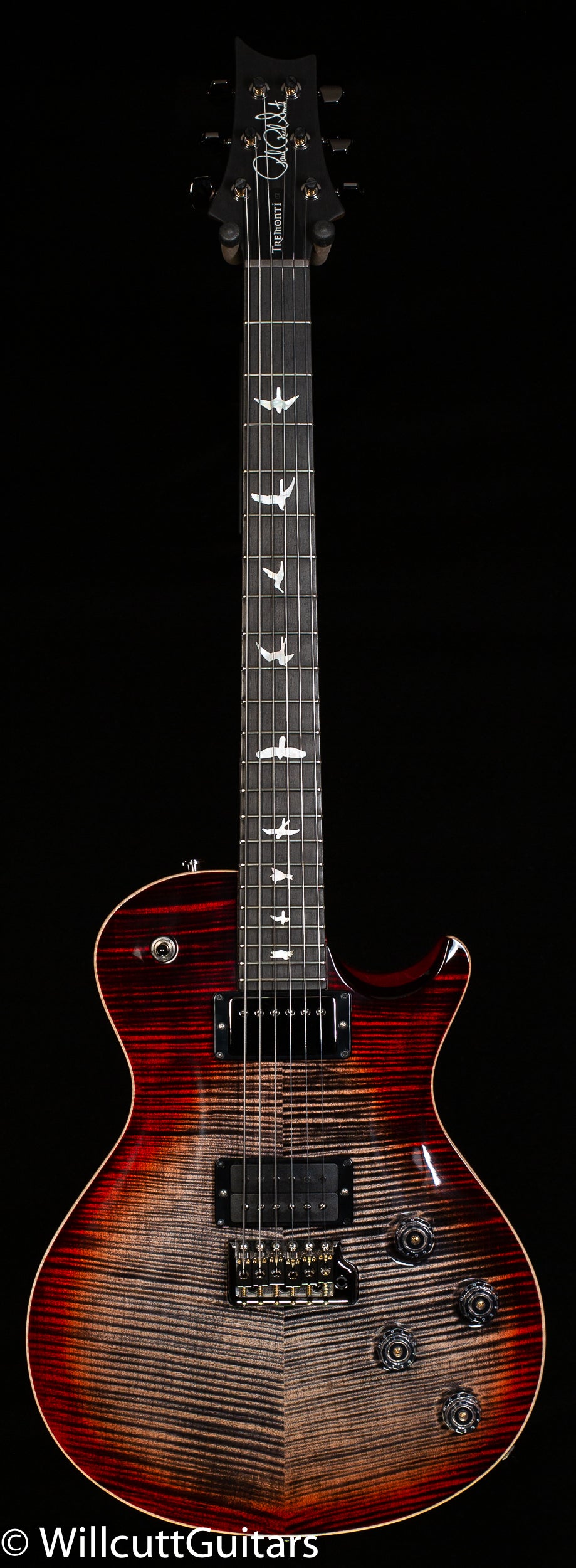 PRS Tremonti Wood Library Edition Charcoal Cherry Burst Roasted Maple