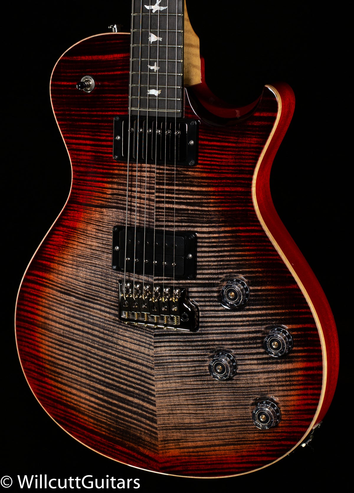 PRS Tremonti Wood Library Edition Charcoal Cherry Burst Roasted Maple