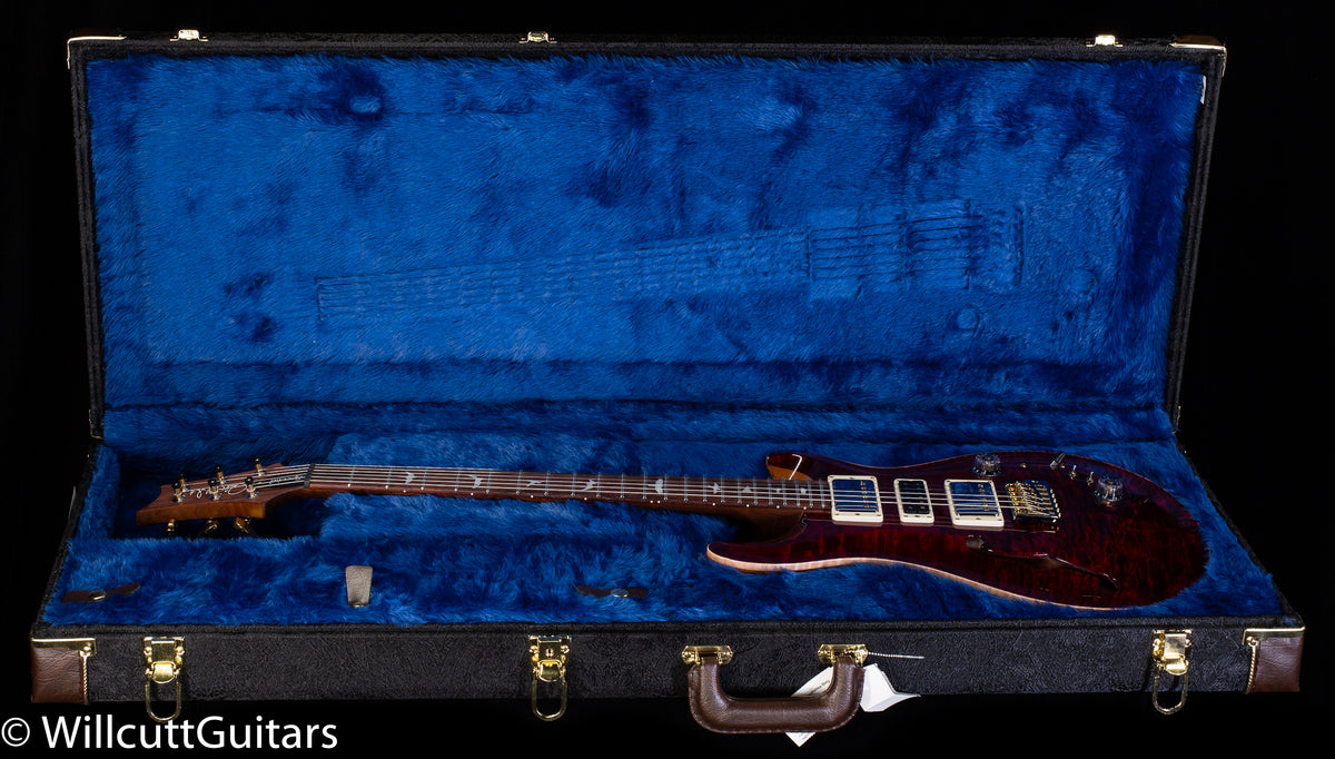 PRS Wood Library Special Semi-hollow Red Tiger Quilt Maple 10 Top