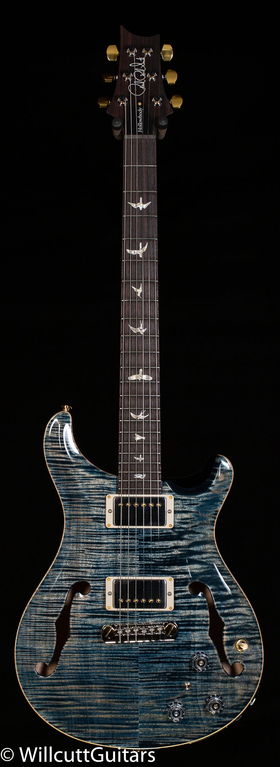 PRS Hollowbody II Piezo Faded Whale Blue 10 Top