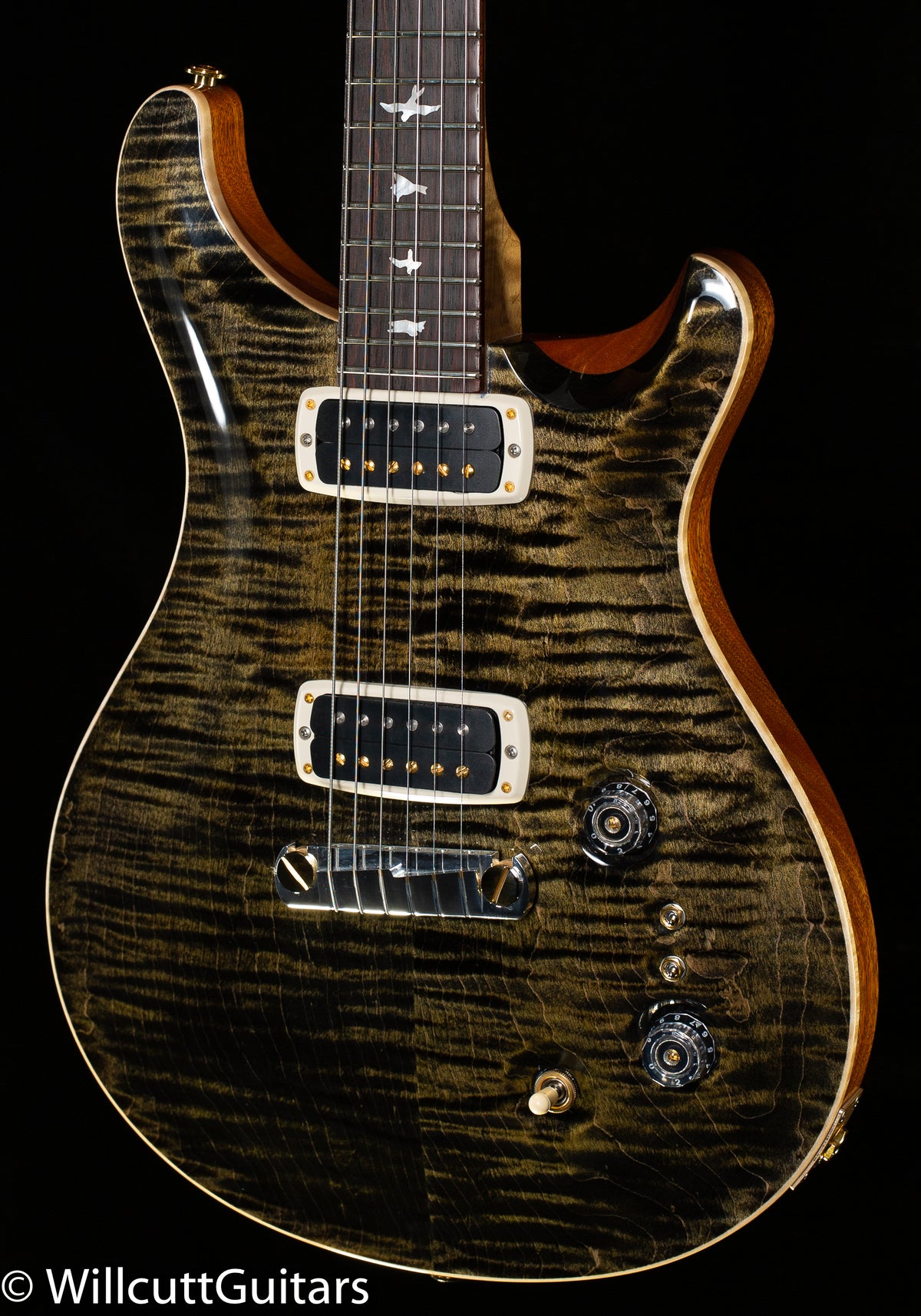PRS Paul&#39;s Guitar Wood Library Edition Obsidian Roasted Maple