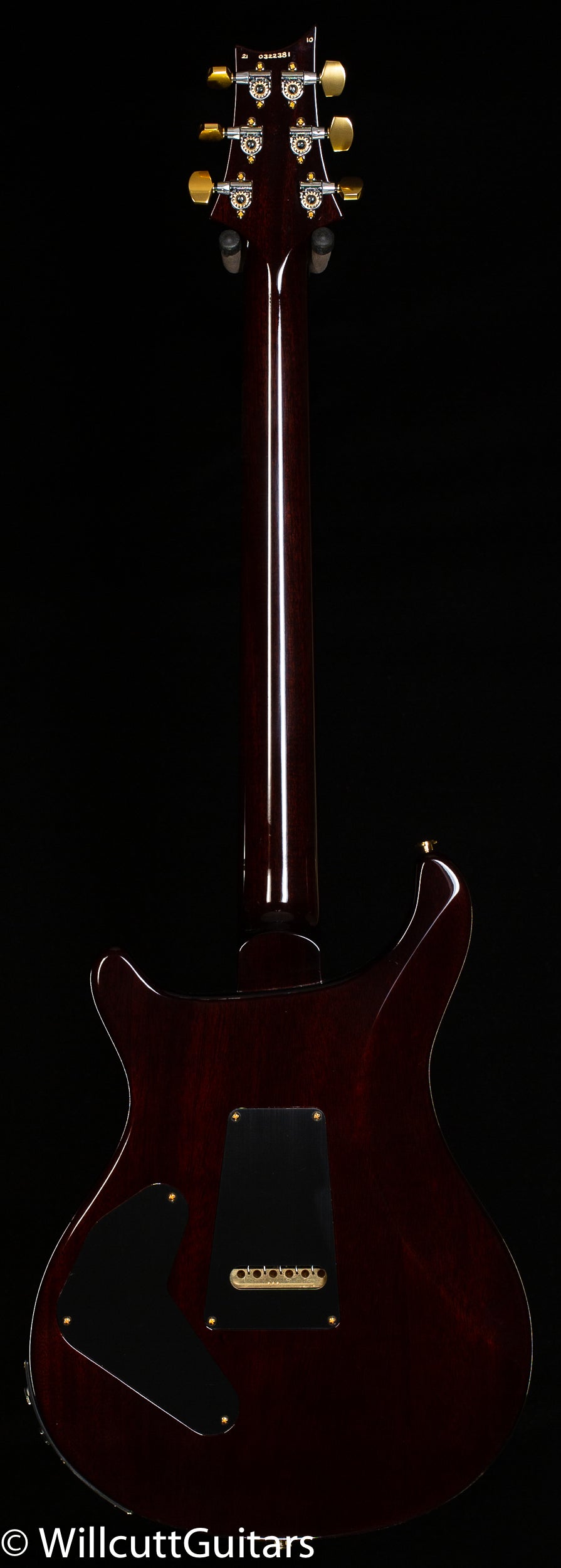 PRS Custom 24 Piezo Black Gold Wrap 10 Top