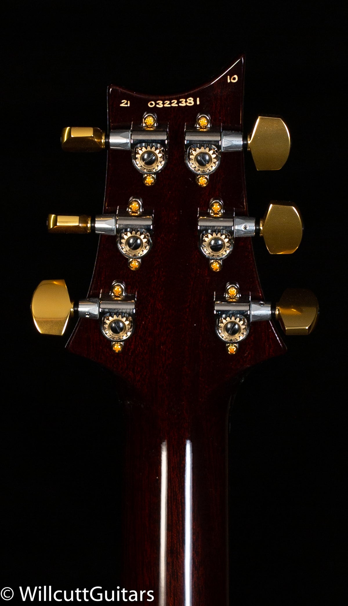 PRS Custom 24 Piezo Black Gold Wrap 10 Top