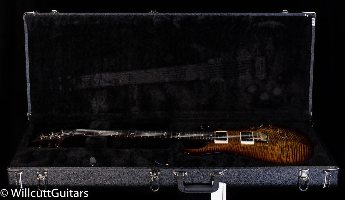 PRS Custom 24 Piezo Black Gold Wrap 10 Top