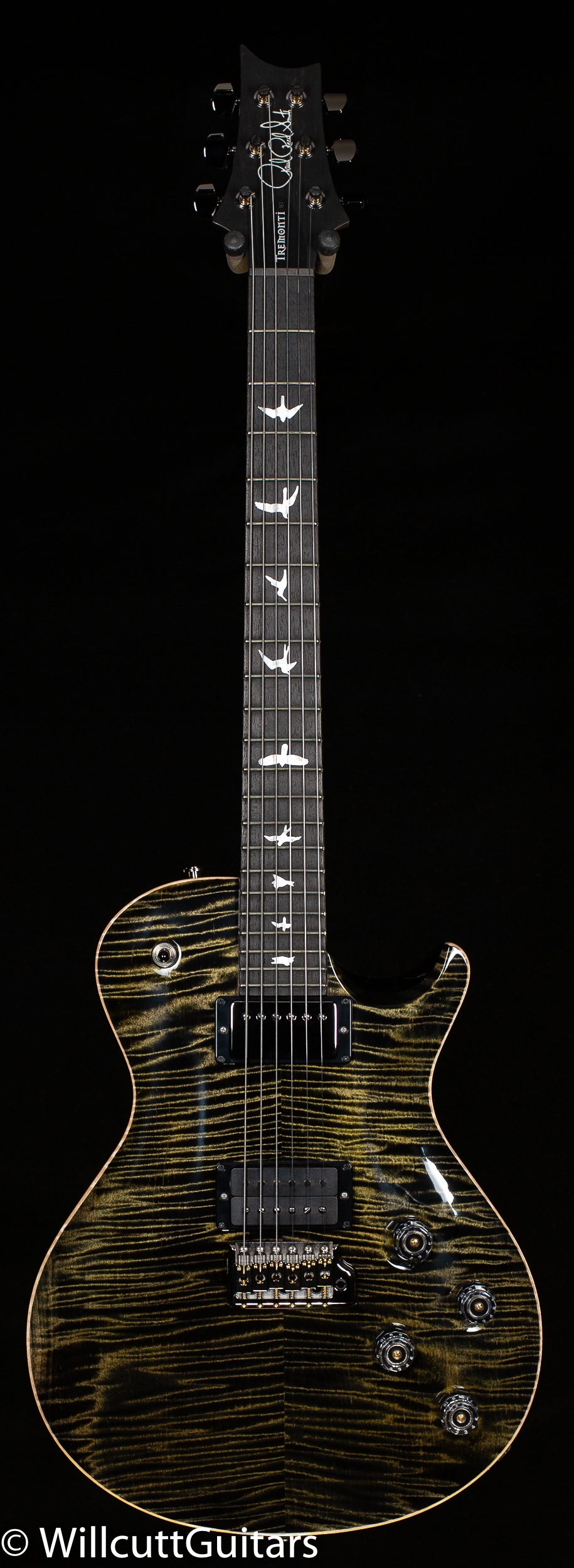 PRS Tremonti Wood Library Edition Obisdian Black Roasted Maple