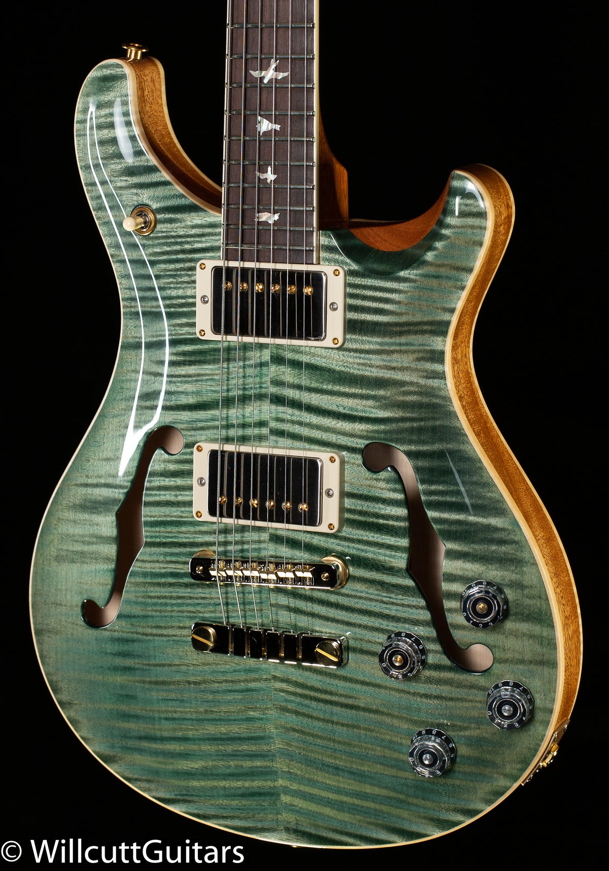 PRS McCarty 594 Hollowbody II Trampas Green 10 Top