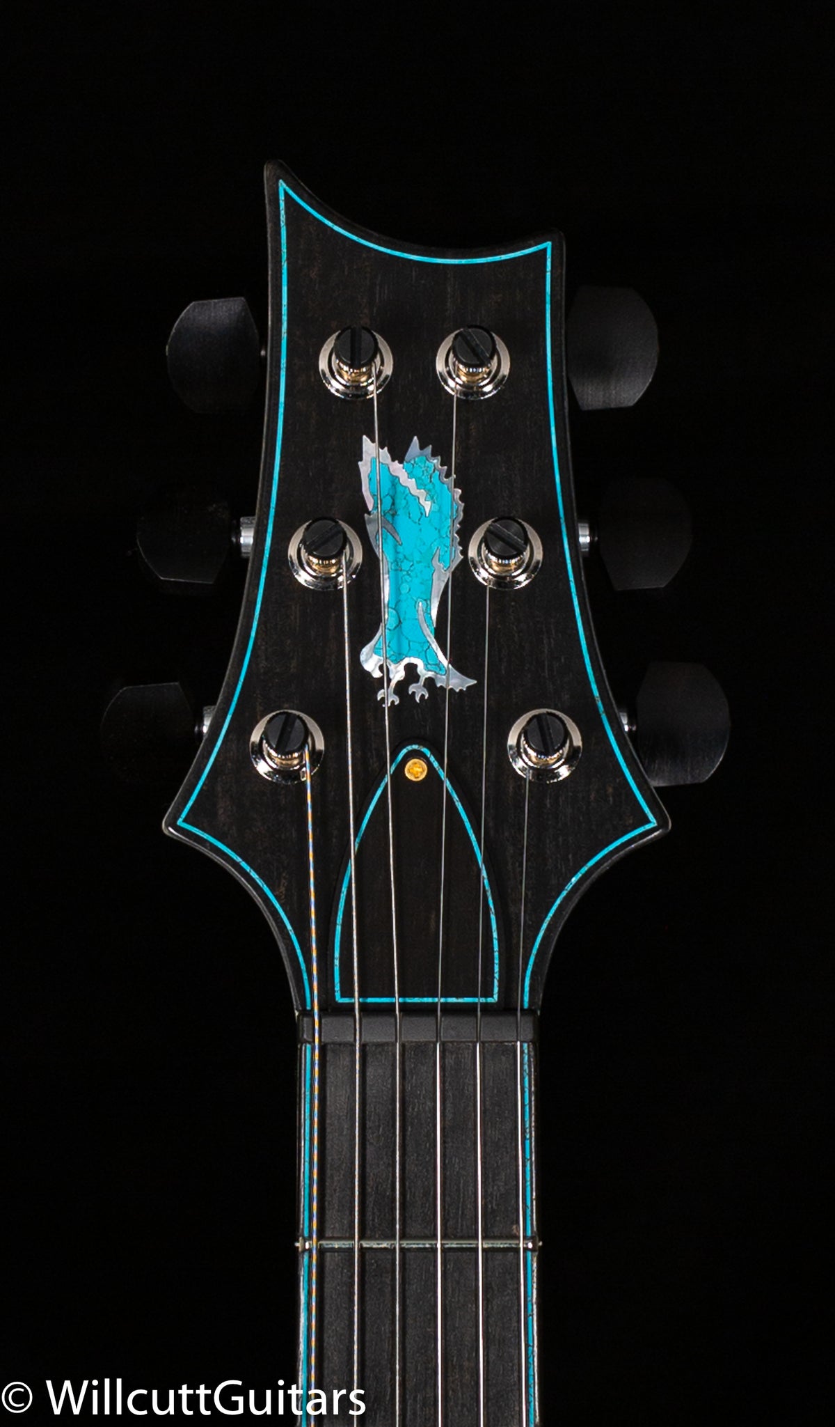 PRS Private Stock #9456 Custom 24-08 Faded Turquoise Smoke Burst