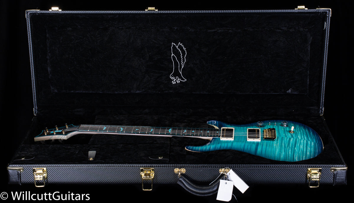 PRS Private Stock #9456 Custom 24-08 Faded Turquoise Smoke Burst