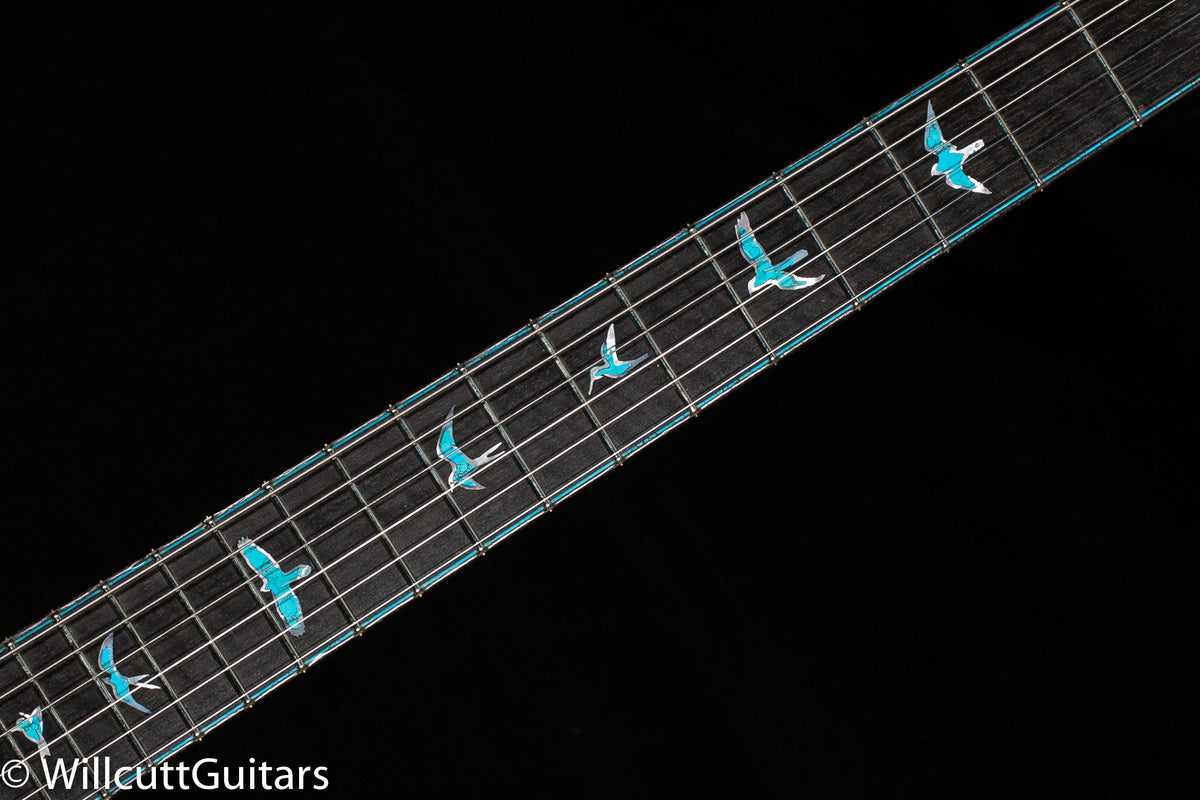PRS Private Stock #9456 Custom 24-08 Faded Turquoise Smoke Burst