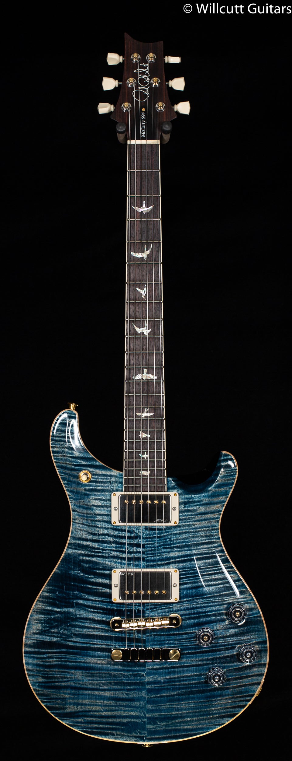 PRS McCarty 594 Faded Whale Blue 10 Top - Willcutt Guitars