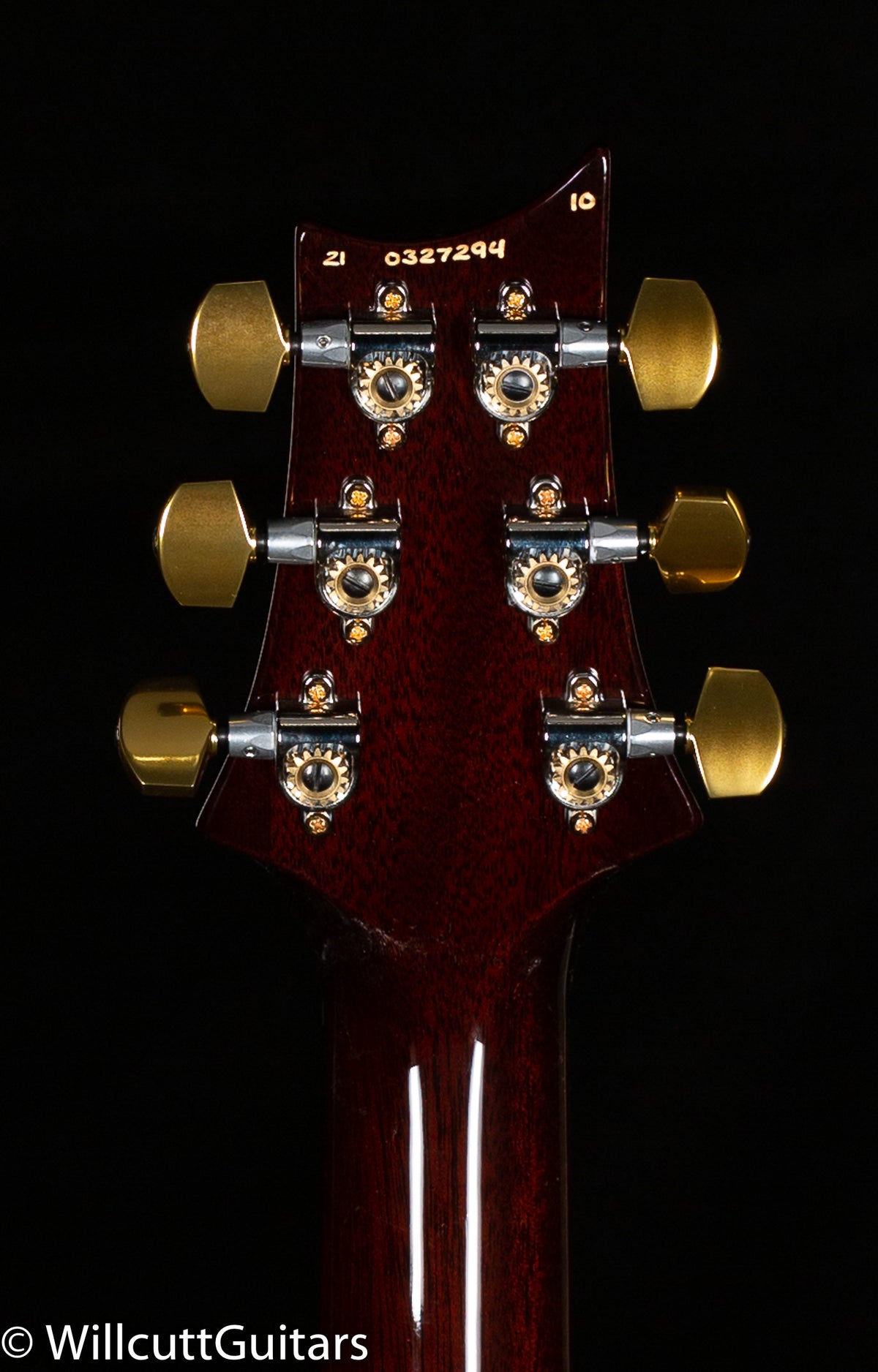 2021 PRS Custom 24 Black Gold Wrap 10 Top (294)