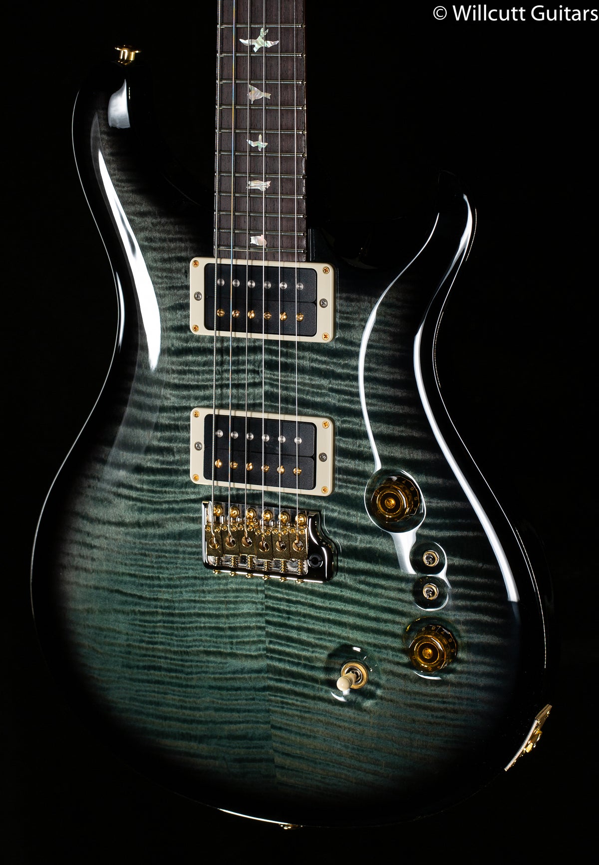 PRS 35th Anniversary Custom 24 Trampas Green Smokeburst 10 Top