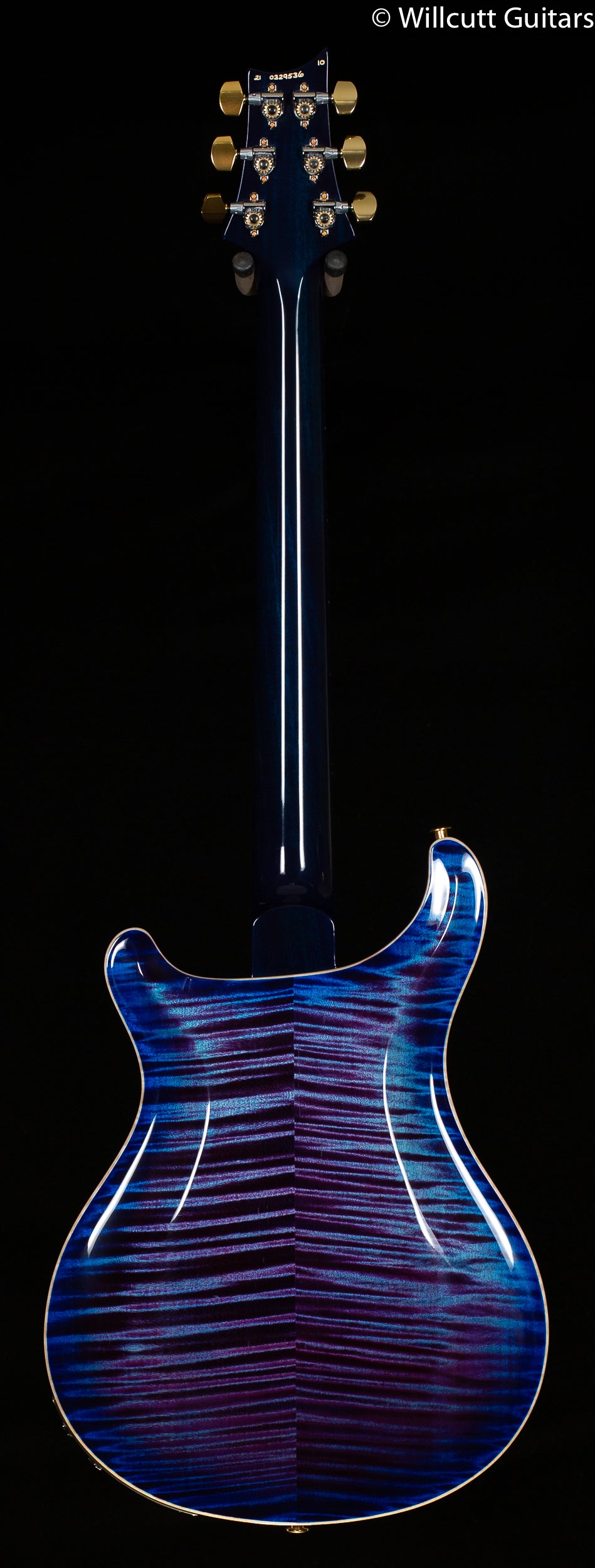 PRS Hollowbody II Piezo Violet Blue Burst 10 Top