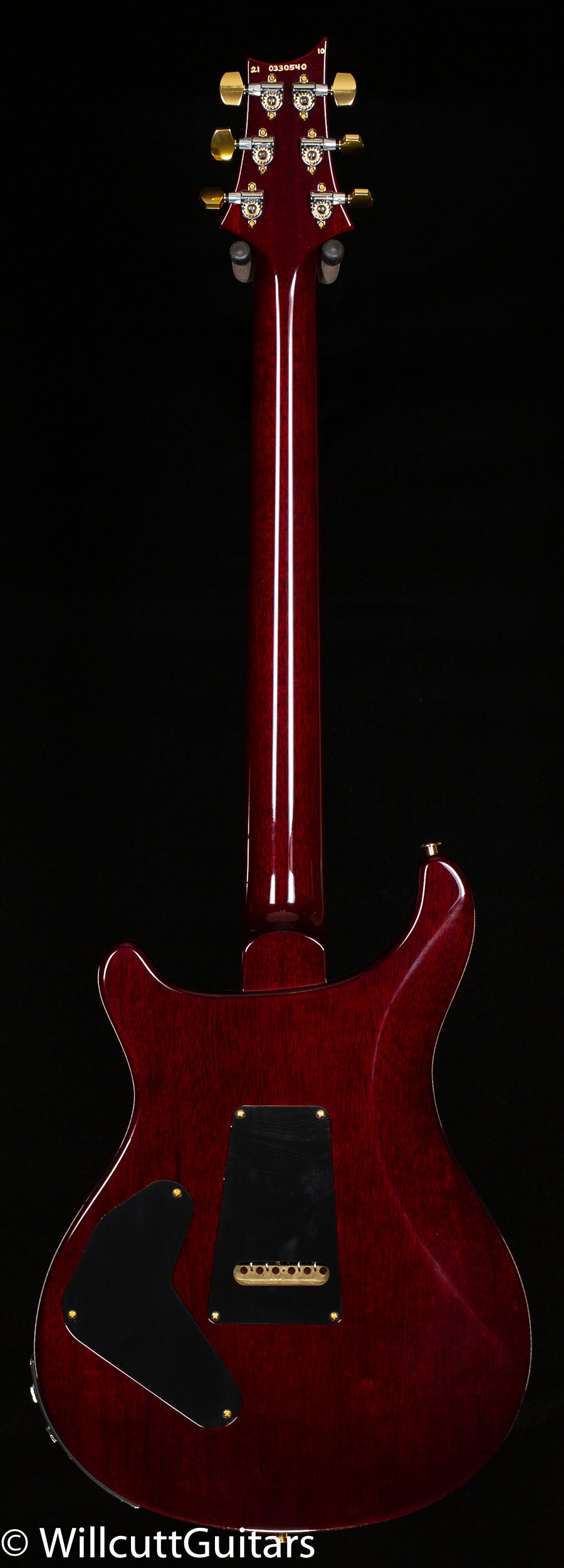 PRS Custom 24 Piezo Fire Red Burst 10 Top