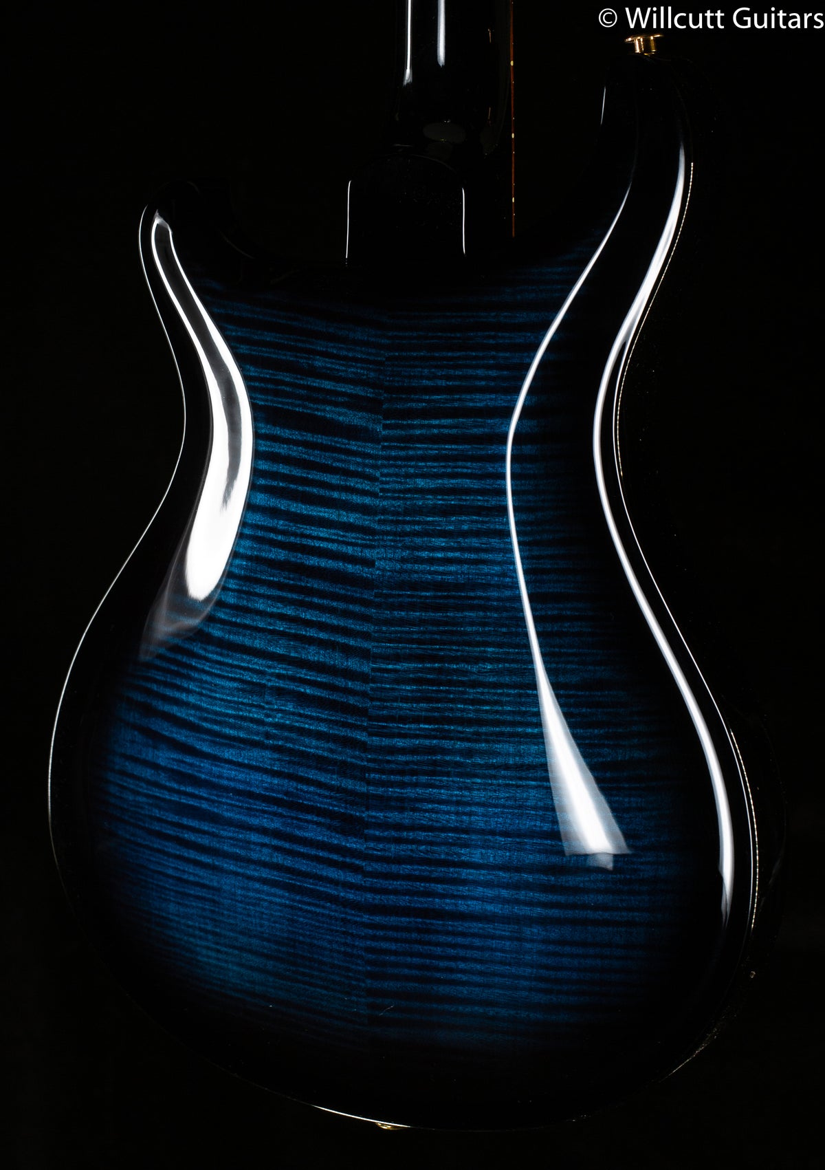 PRS Hollowbody II Piezo Custom Color Whale Blue Smokeburst 10 Top