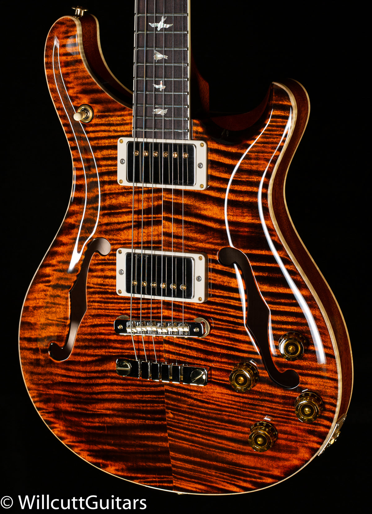 PRS McCarty 594 Hollowbody II Orange Tiger 10 Top