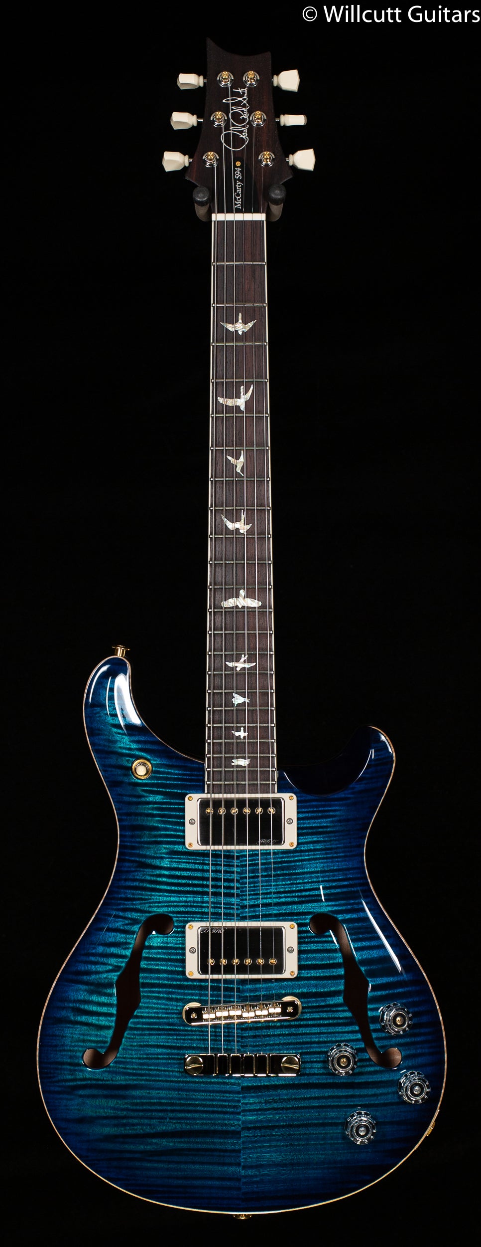PRS McCarty 594 Hollowbody II Cobalt Blue 10 Top - Willcutt Guitars