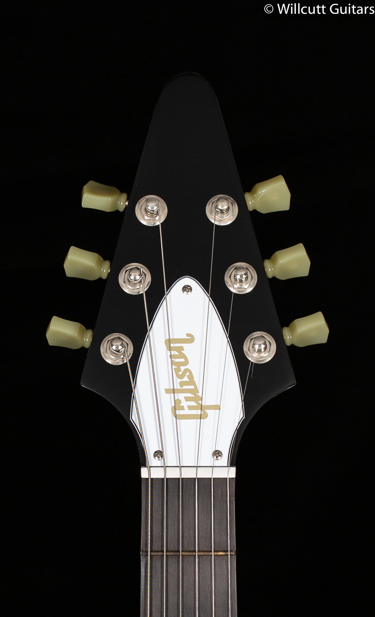 Gibson USA V-Factor X Flying V Classic White Chrome hardware