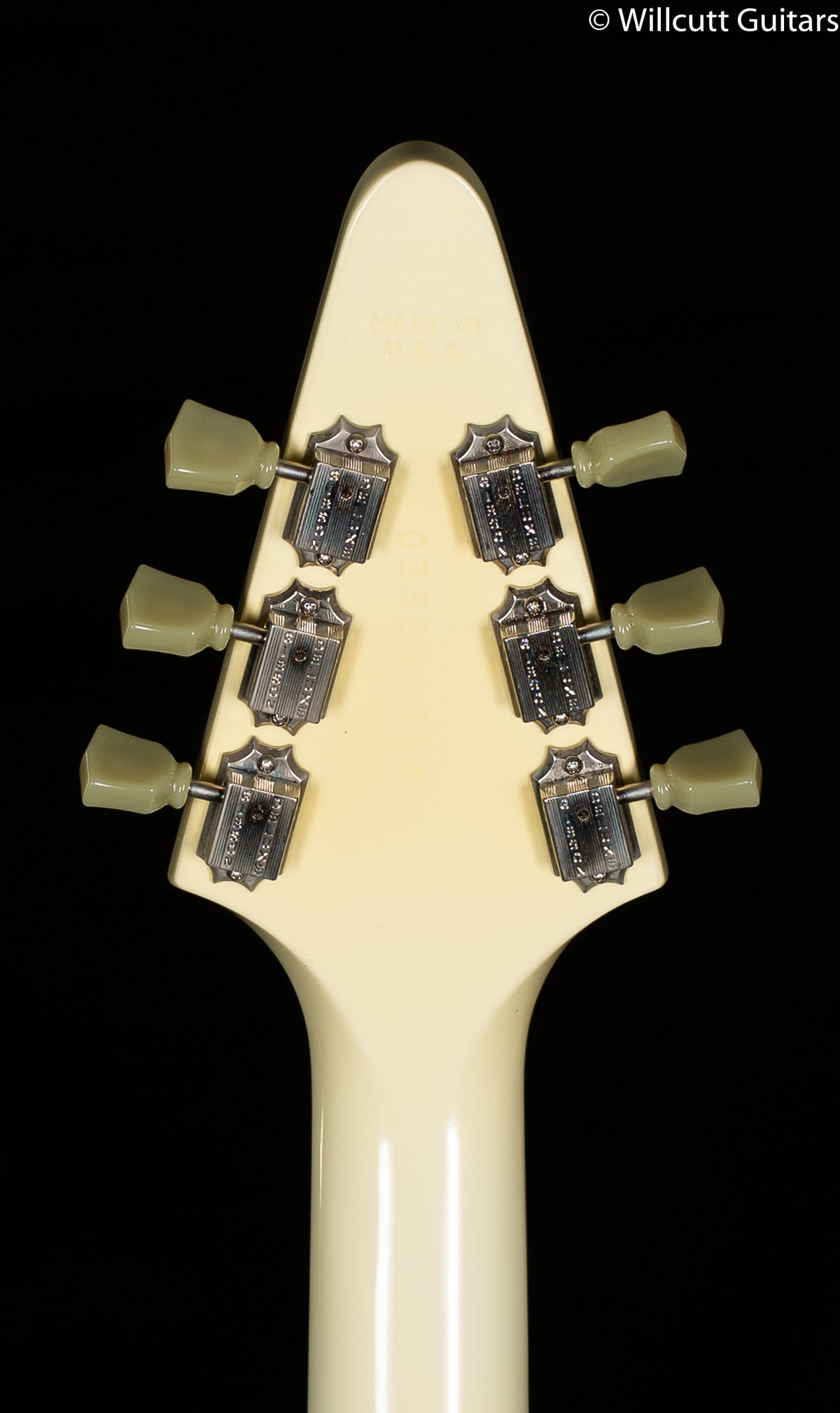 Gibson USA V-Factor X Flying V Classic White Chrome hardware