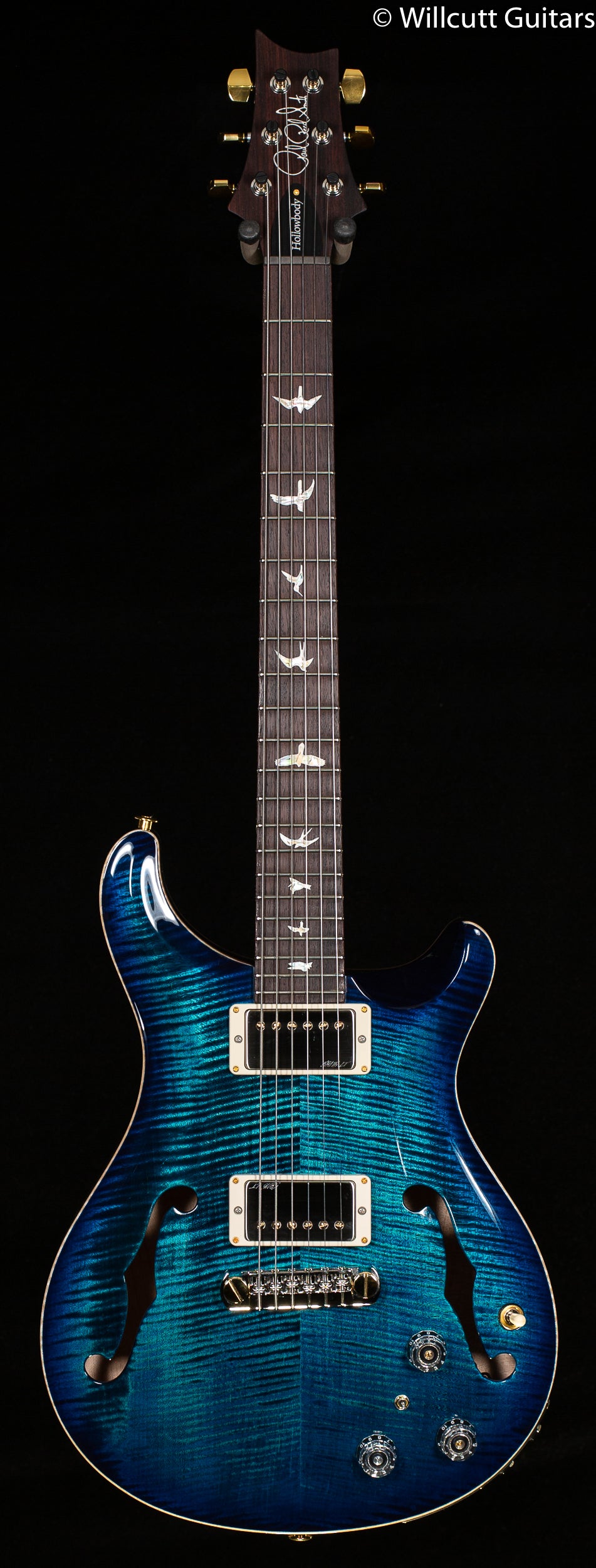 PRS Hollowbody II Piezo Cobalt Blue 10 Top - Willcutt Guitars