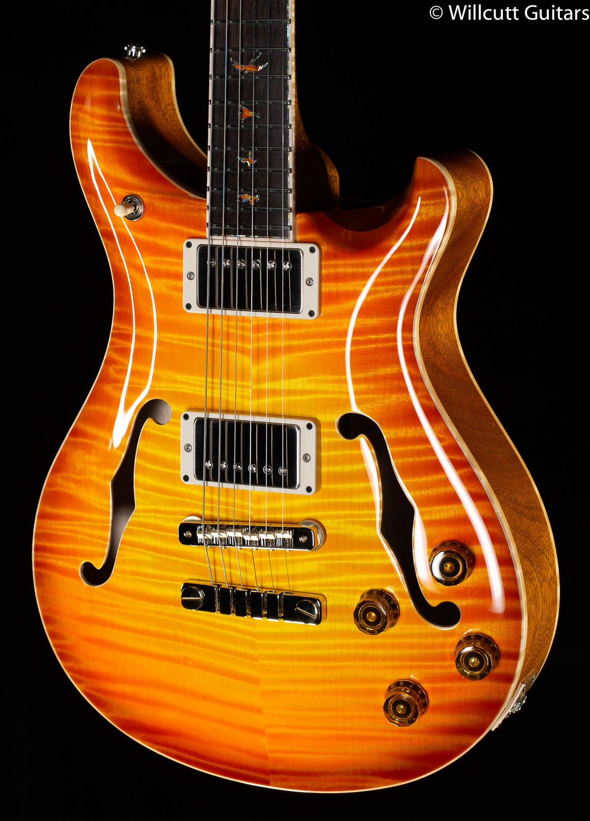 PRS Private Stock #9407 McCarty 594 Archtop II Citrus Glow Smokeburst