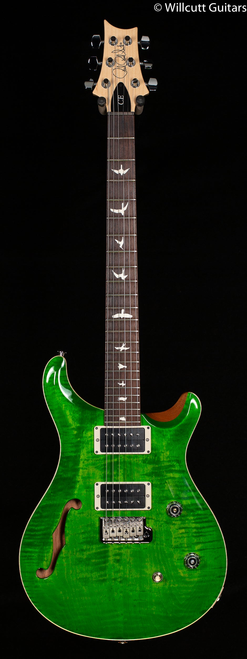 2021 PRS CE 24 Semi-Hollow Eriza Verde (677)