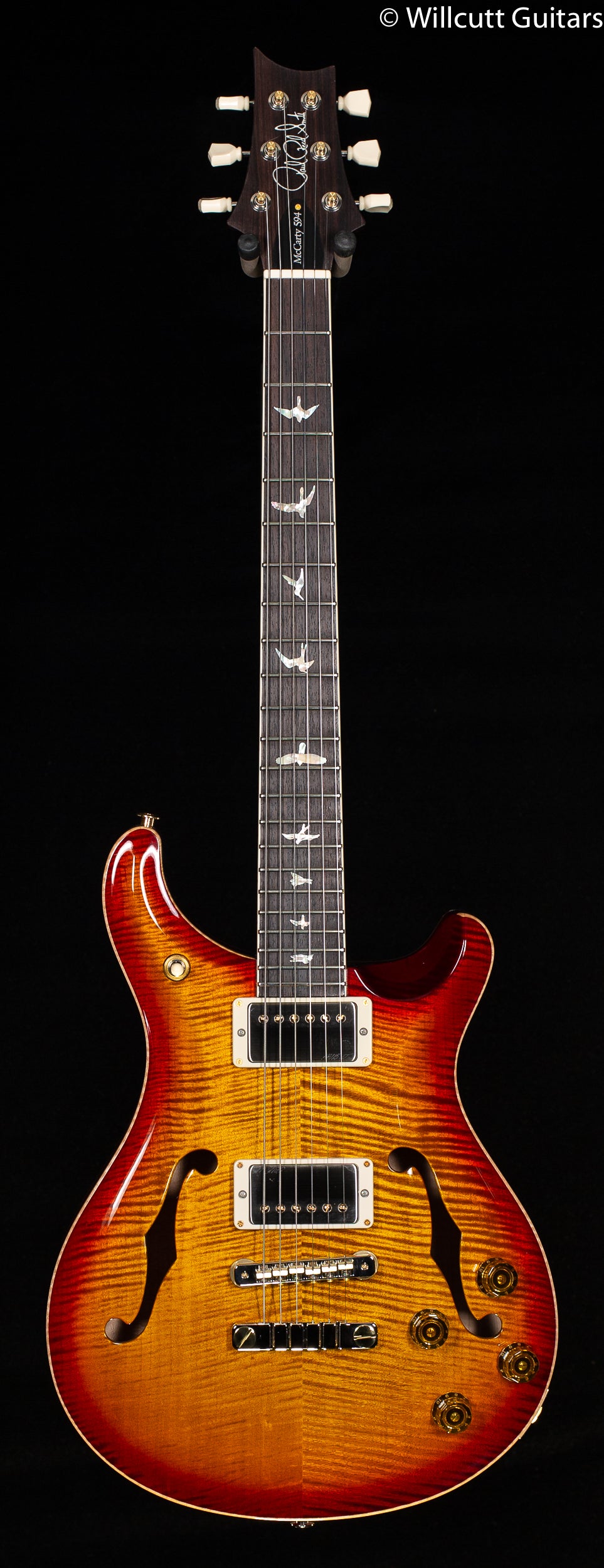 PRS McCarty 594 Hollowbody II Dark Cherry Sunburst 10 Top