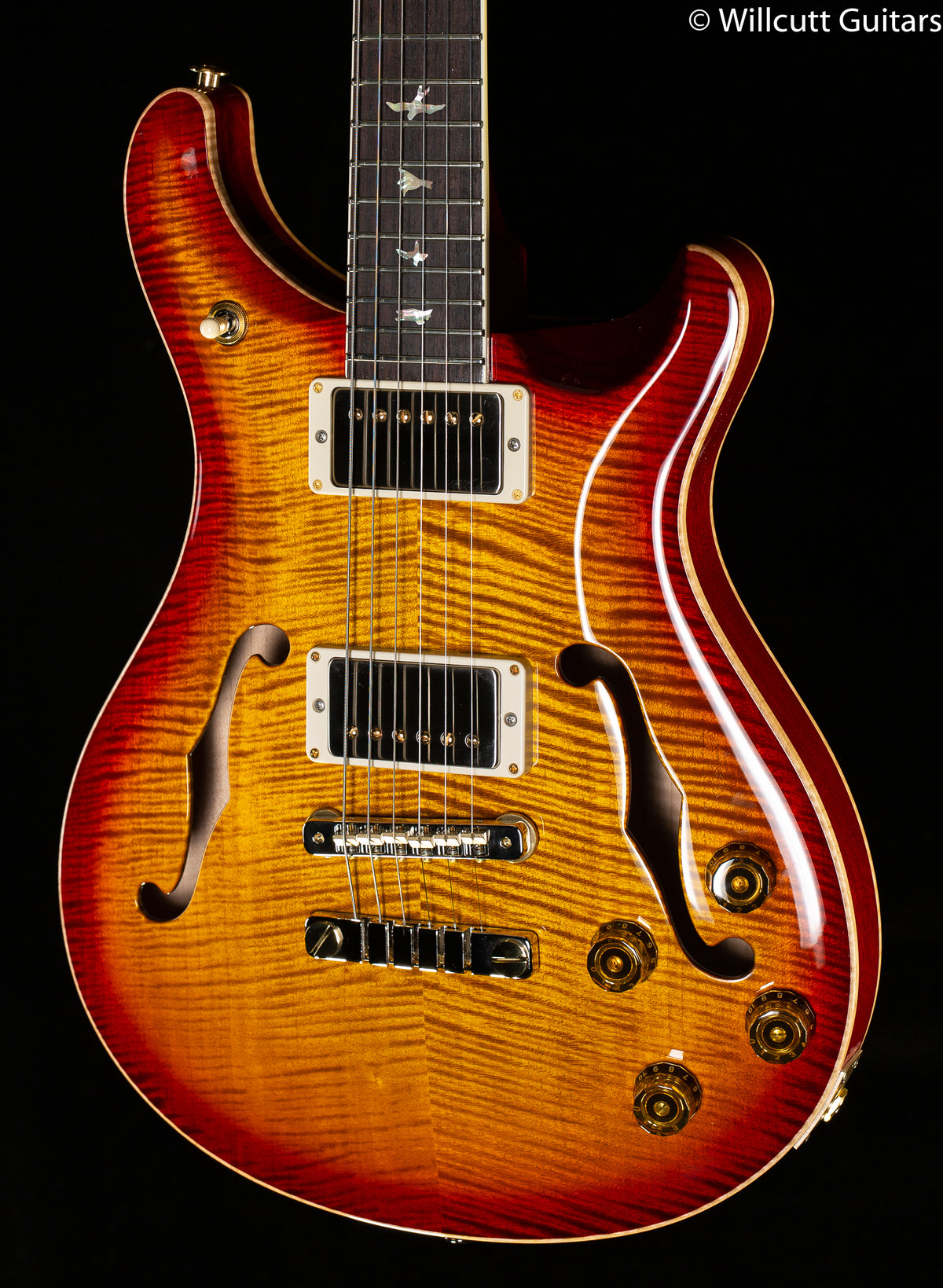 PRS McCarty 594 Hollowbody II Dark Cherry Sunburst 10 Top
