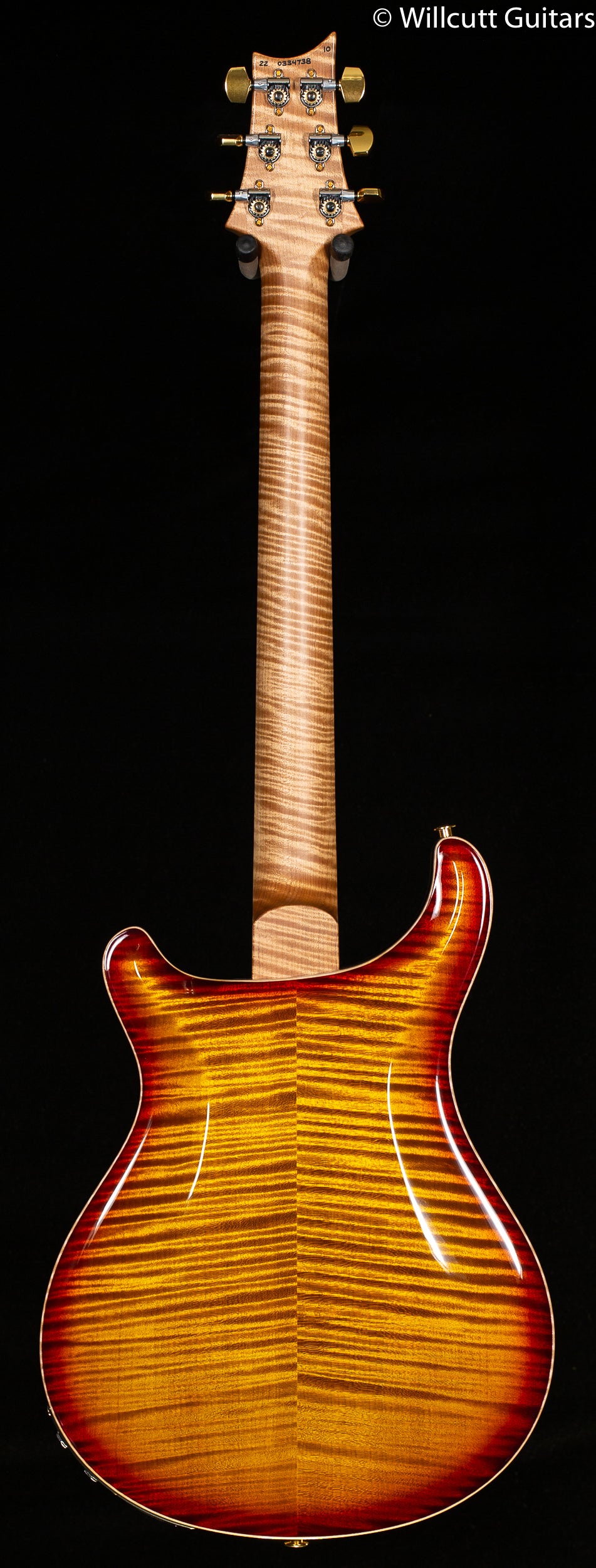 PRS Hollowbody II Piezo Wood Library Edition Dark Cherry Burst