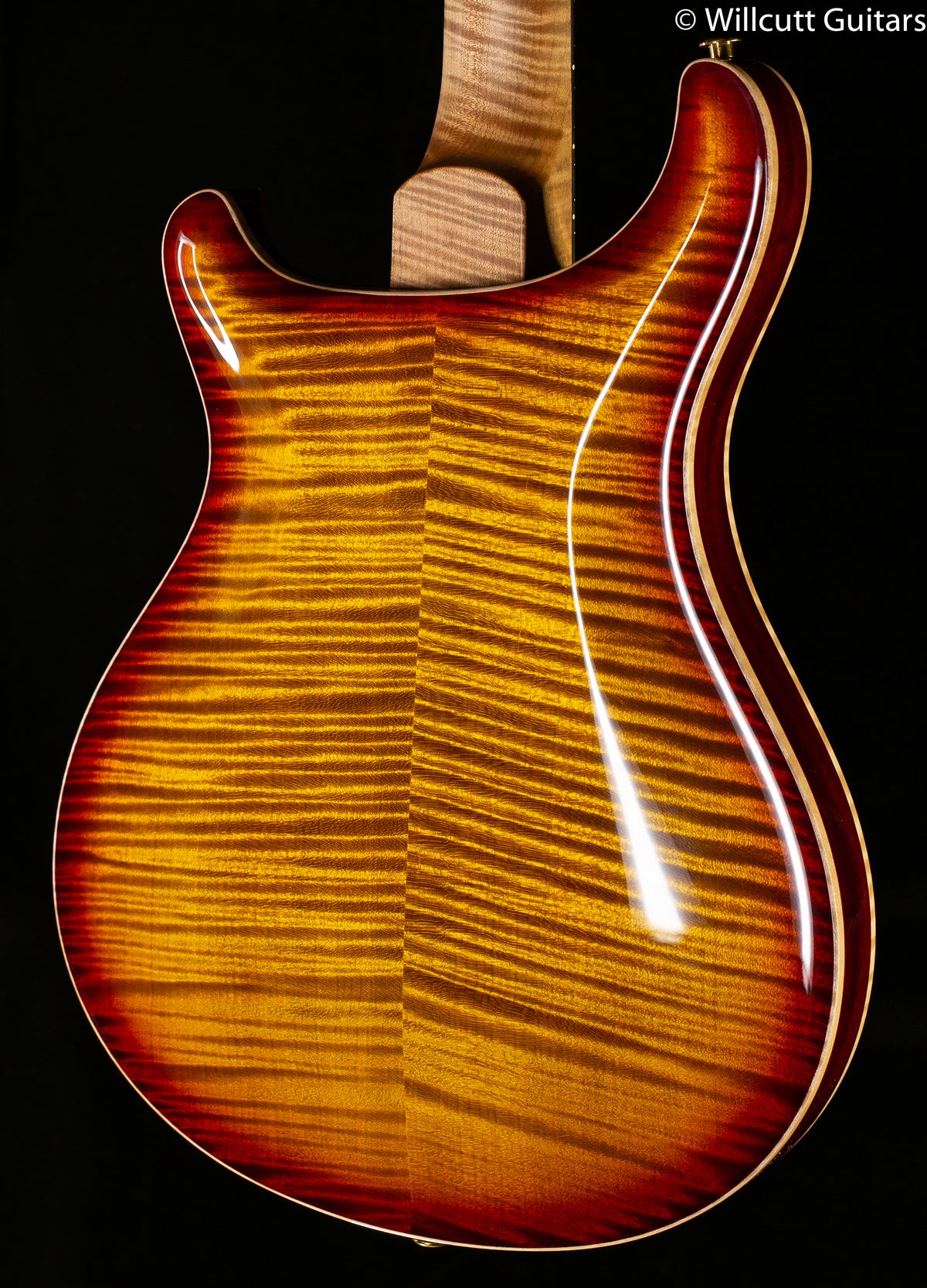 PRS Hollowbody II Piezo Wood Library Edition Dark Cherry Burst