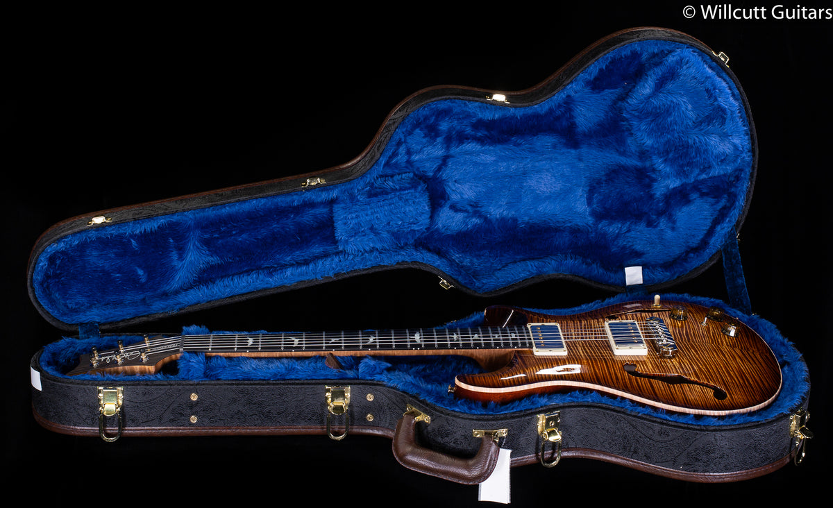 PRS Hollowbody II Piezo Wood Library Edition Copperhead Burst