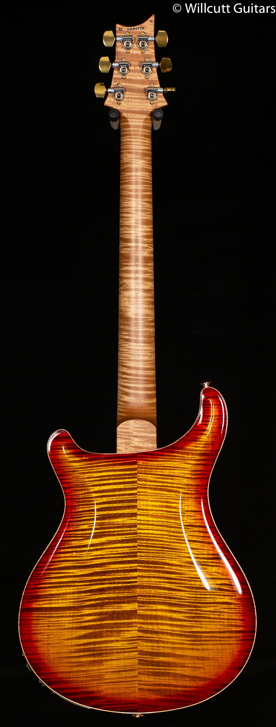 PRS Hollowbody II Piezo Wood Library Edition Dark Cherry Burst