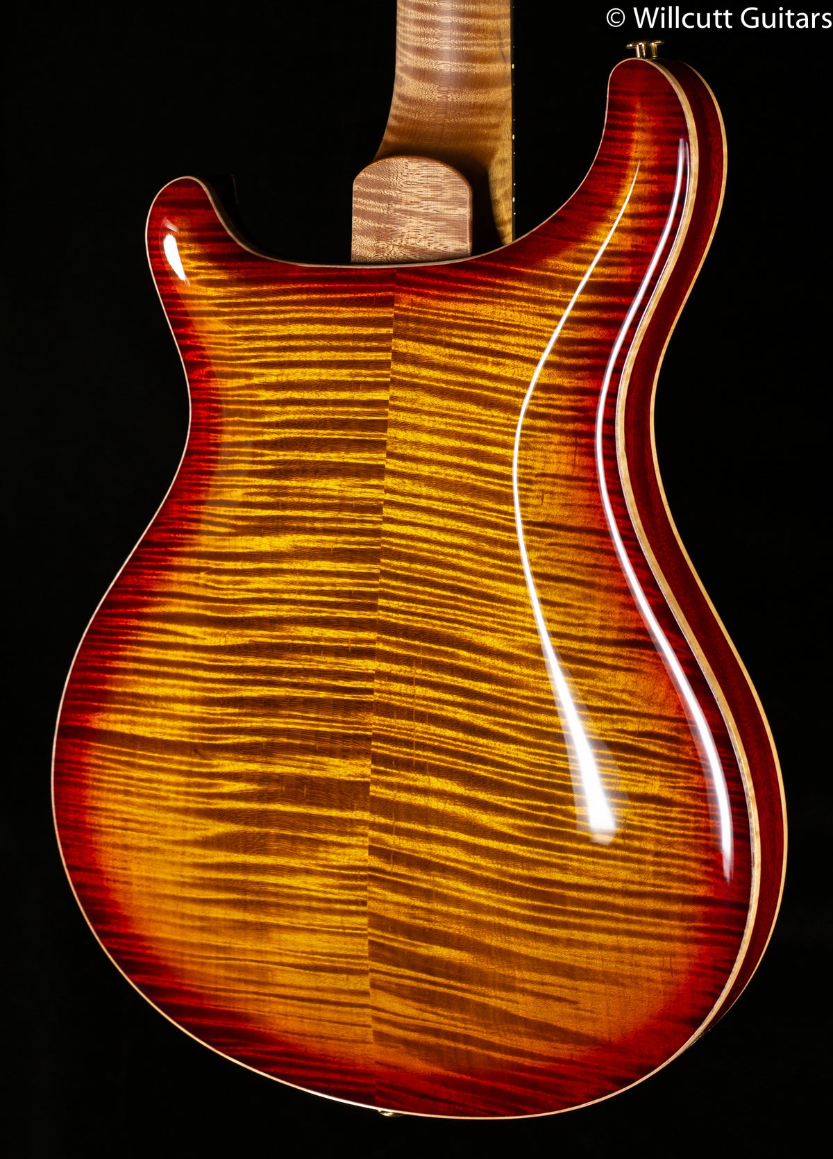 PRS Hollowbody II Piezo Wood Library Edition Dark Cherry Burst