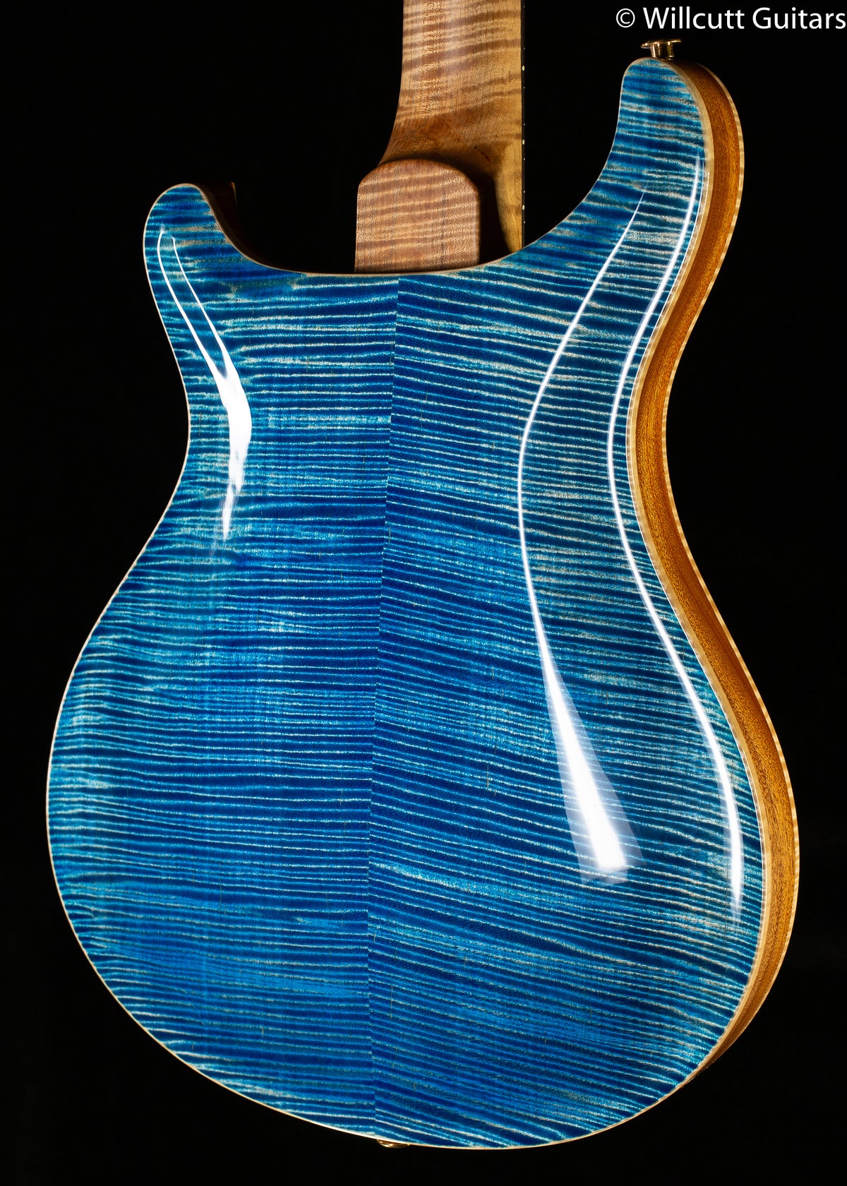 PRS Hollowbody II Piezo Wood Library Edition Faded Blue Jean