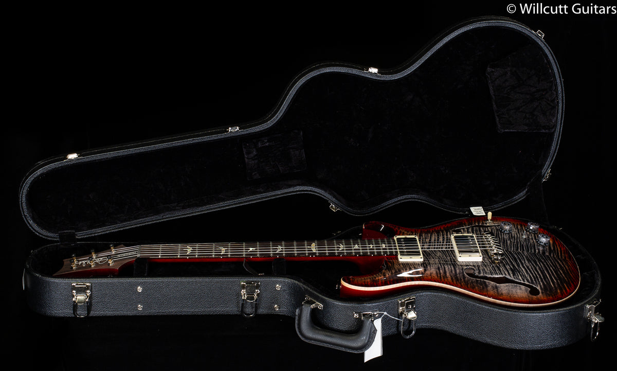PRS Hollowbody II Piezo Charcoal Cherry Burst