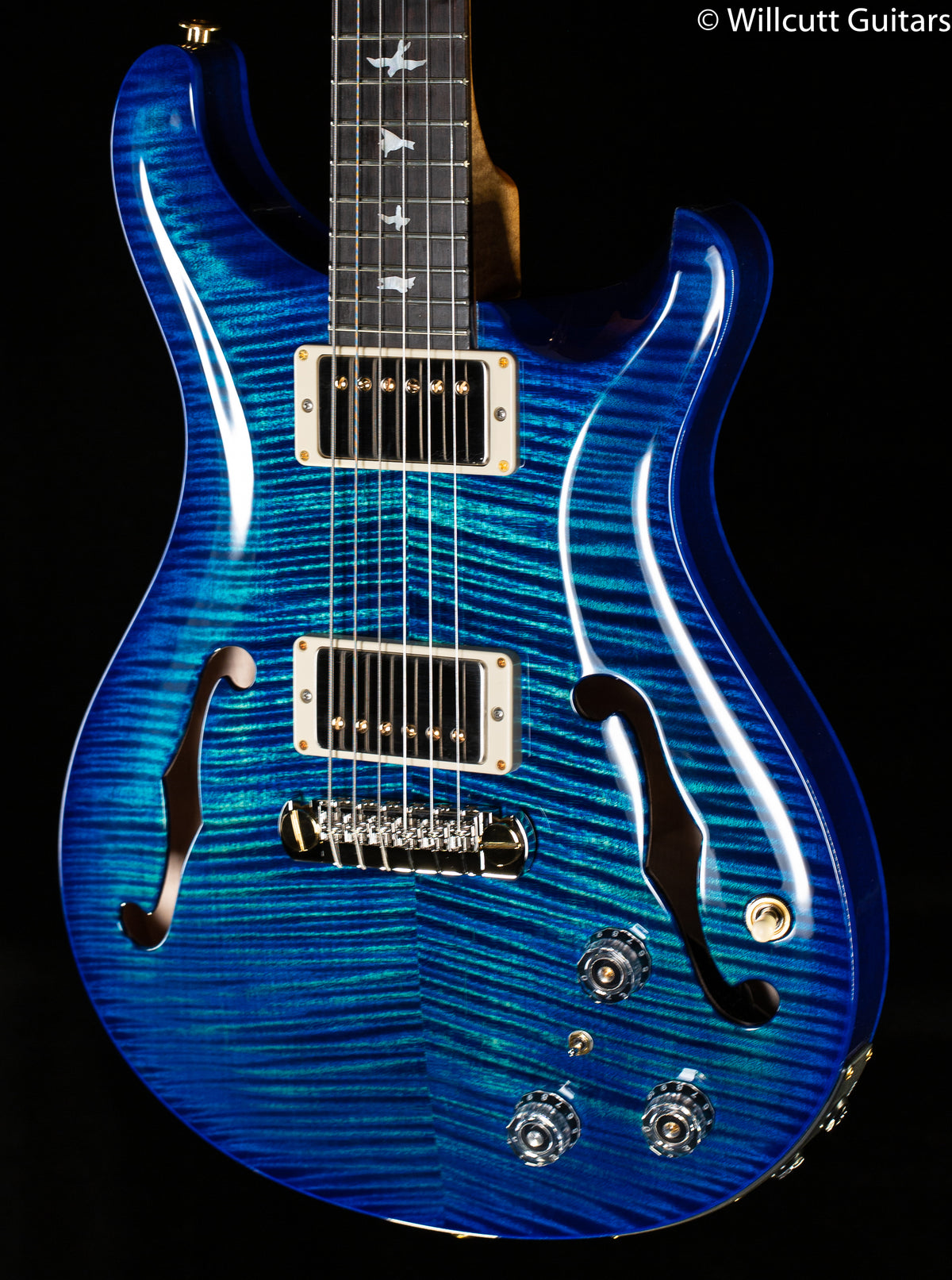 PRS Hollowbody II Piezo Wood Library Edition Custom Color 10 Top (835)