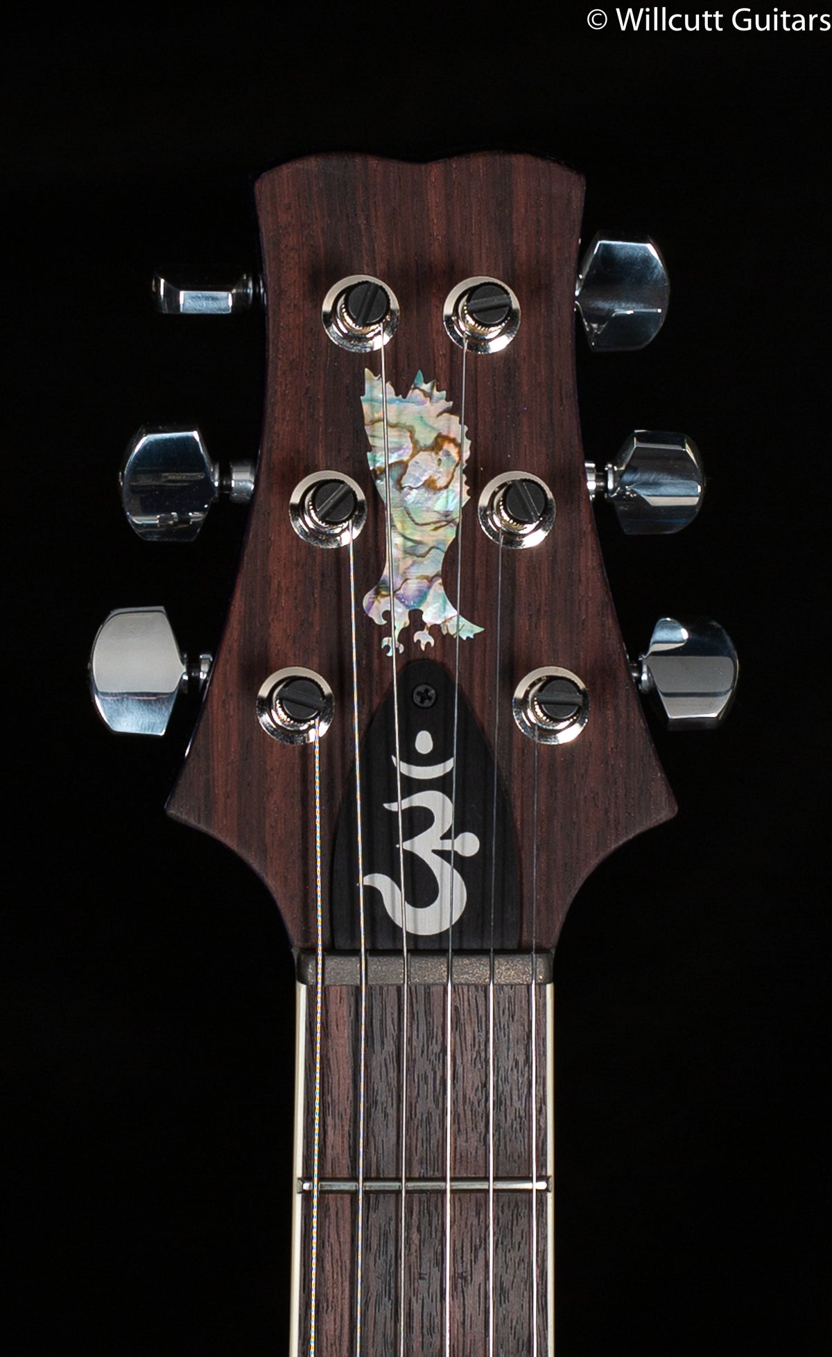 PRS Santana Retro Emerald Burst Blue Binding Custom Color