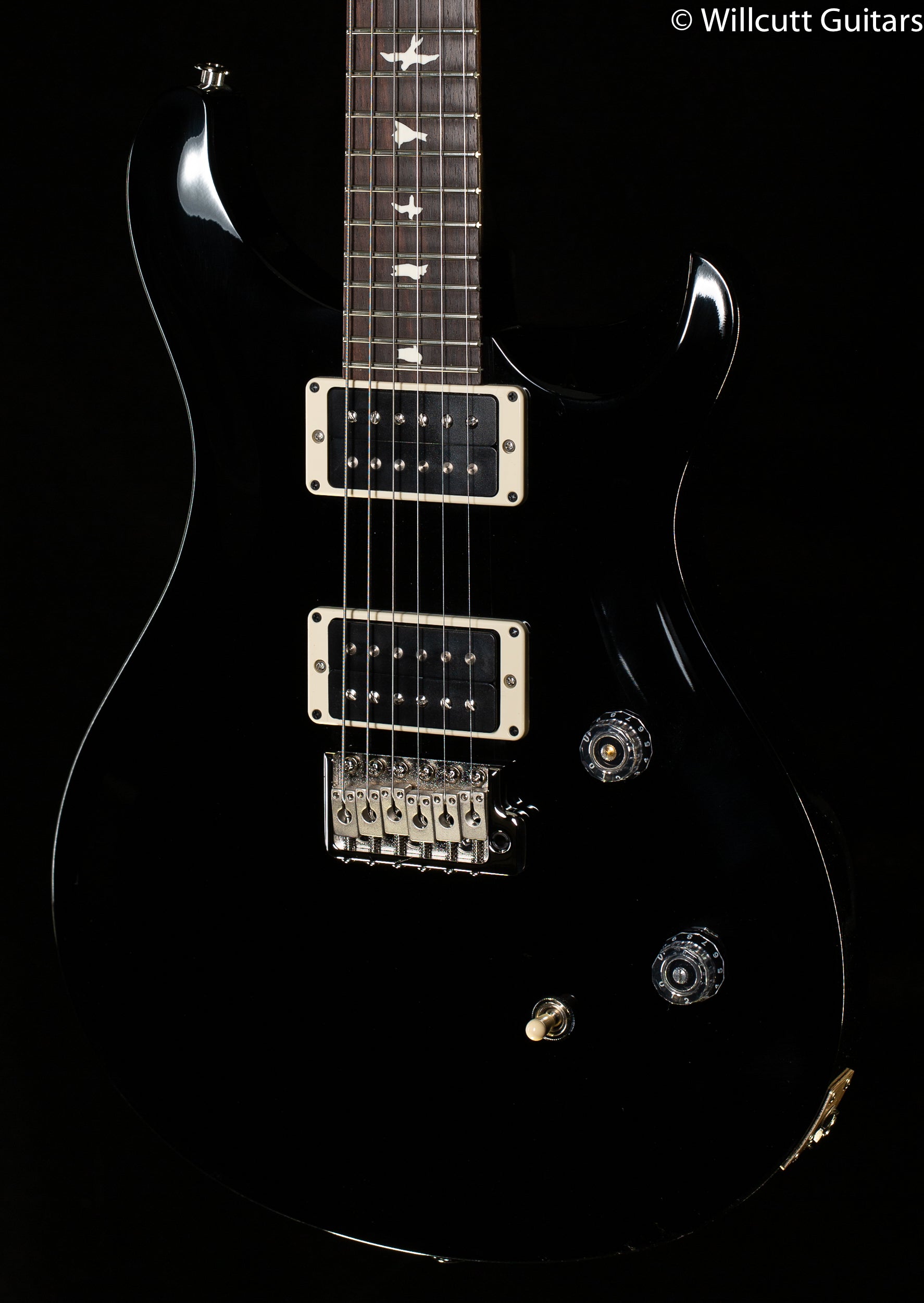 PRS CE24 Black Satin Black Neck - Willcutt Guitars