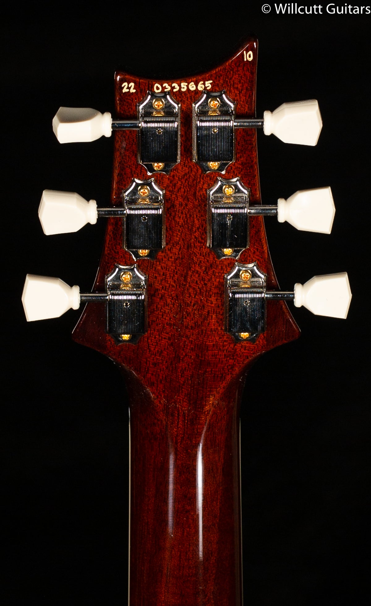 PRS McCarty 594 Hollowbody II Black Gold Burst 10 Top
