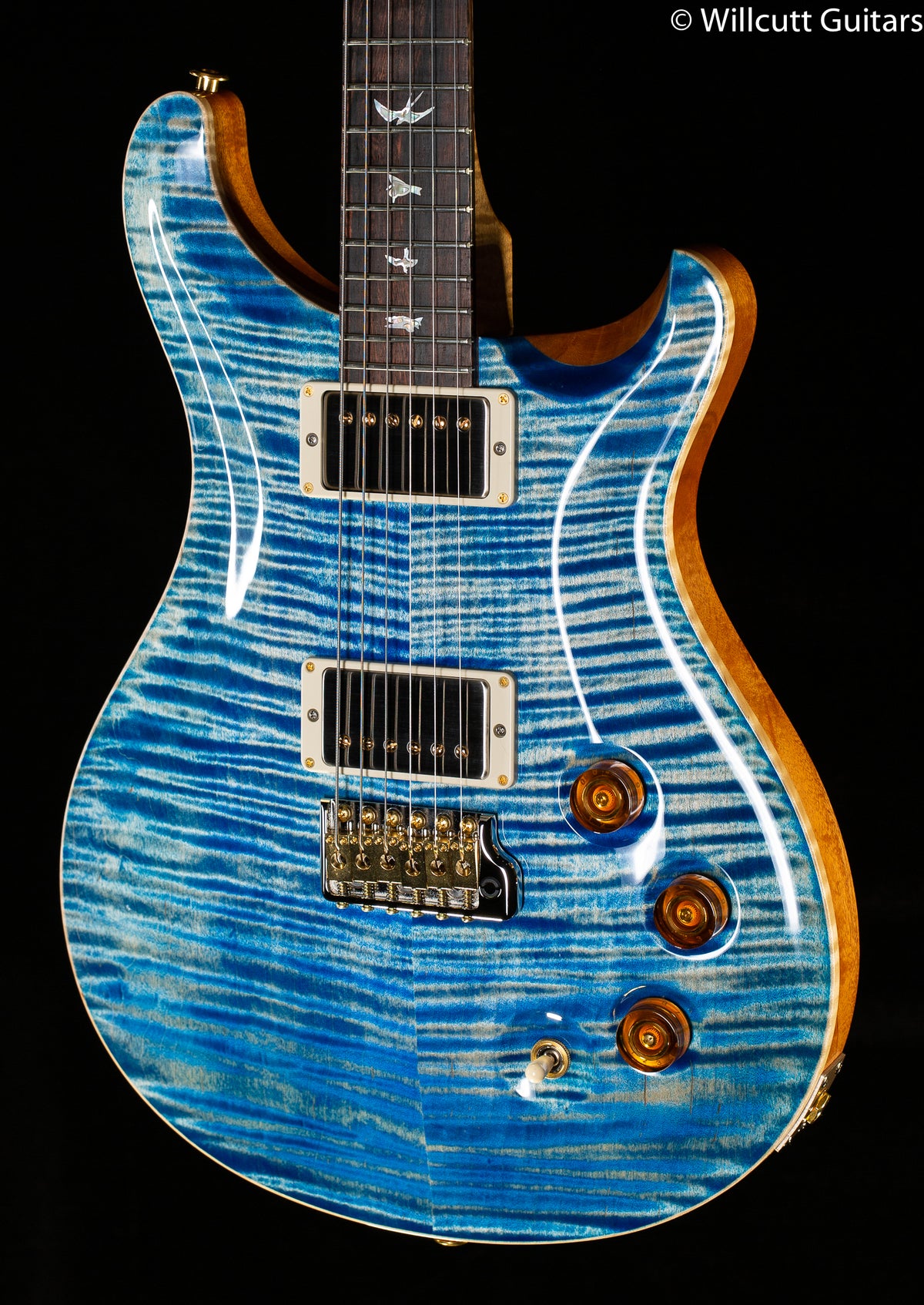 PRS Wood Library DGT Faded Blue Jean Roasted Maple